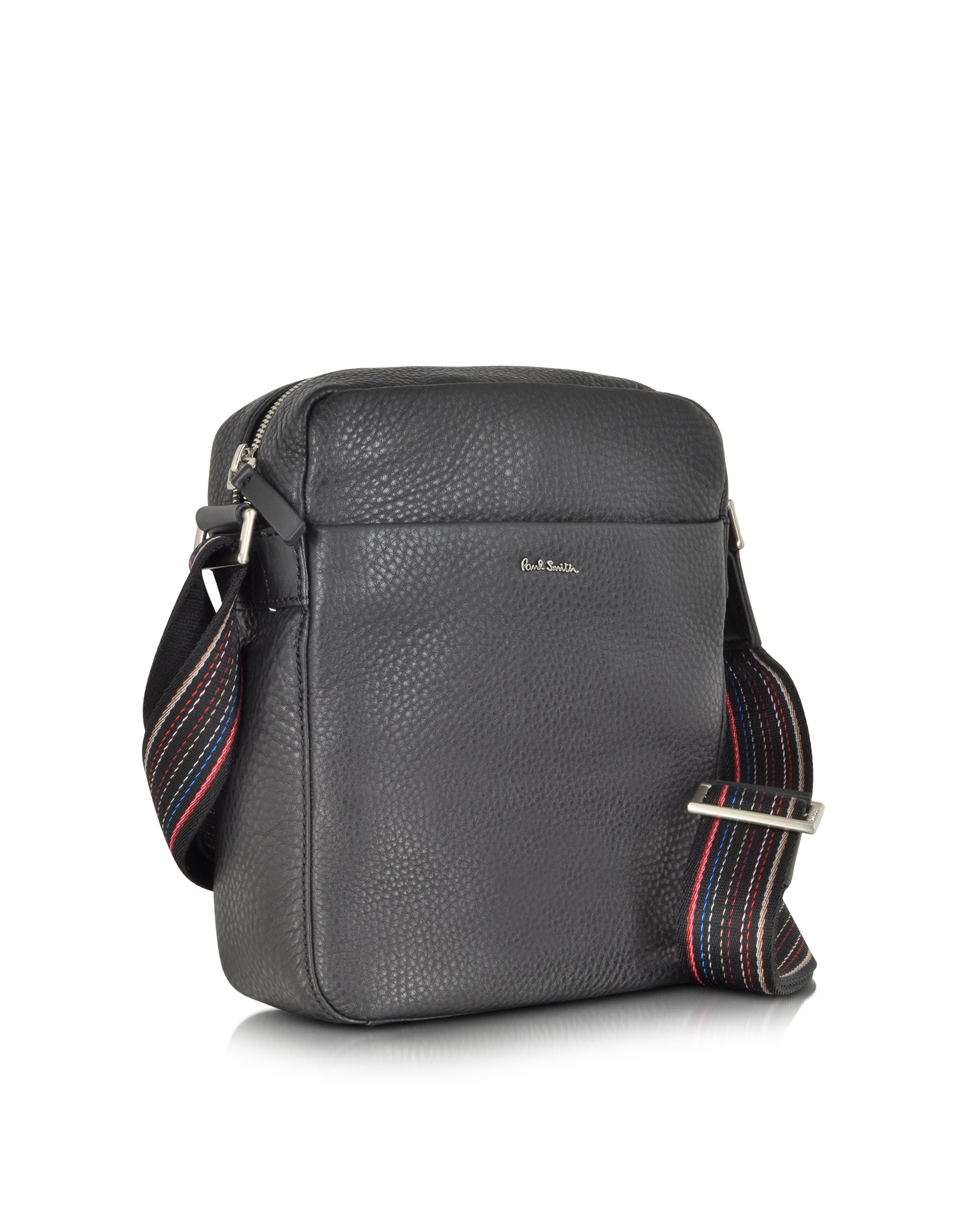 Lyst - Paul smith Black Leather Small Crossbody Bag in Gray