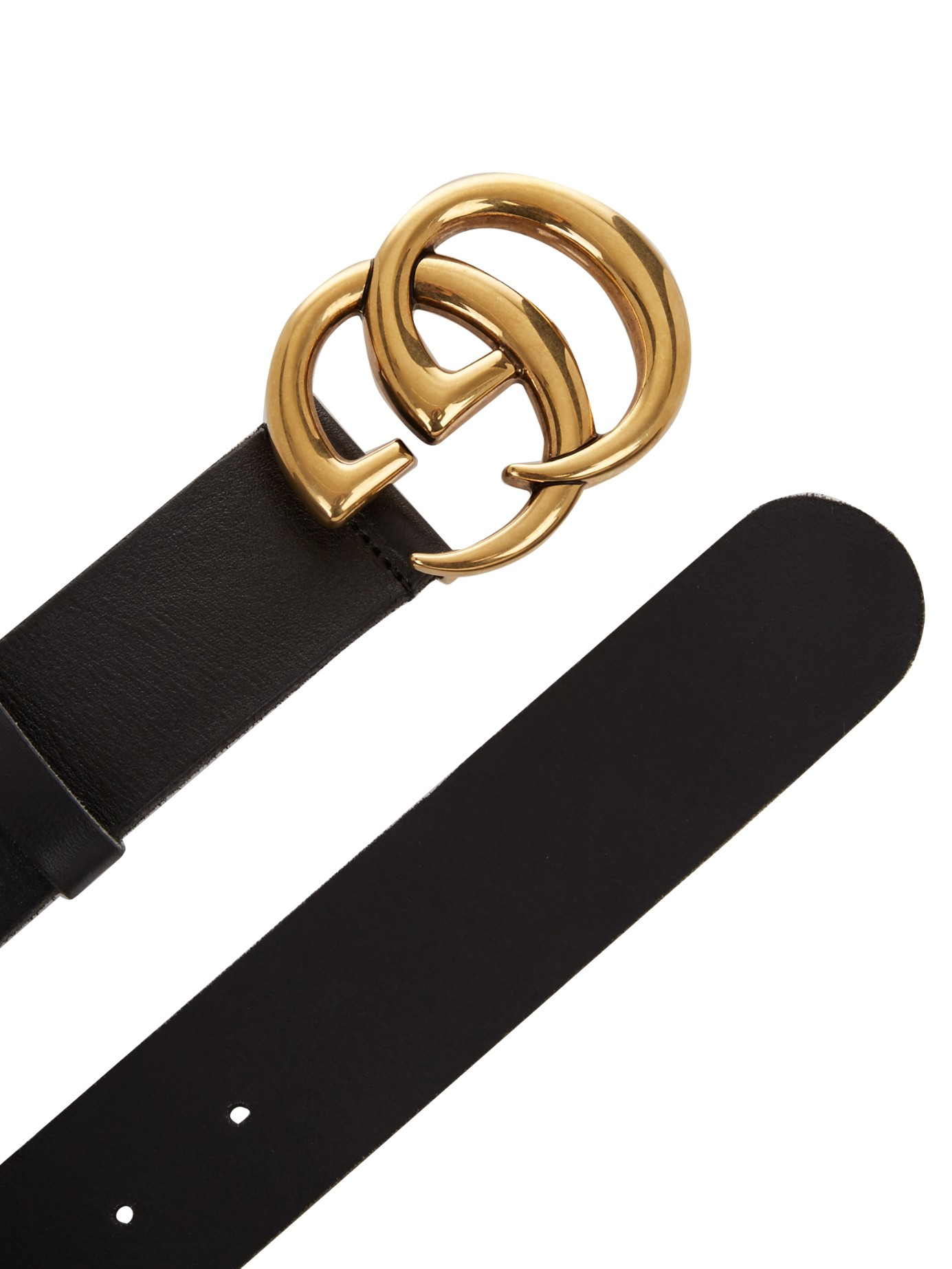 Gucci Women's Black Gg Belt