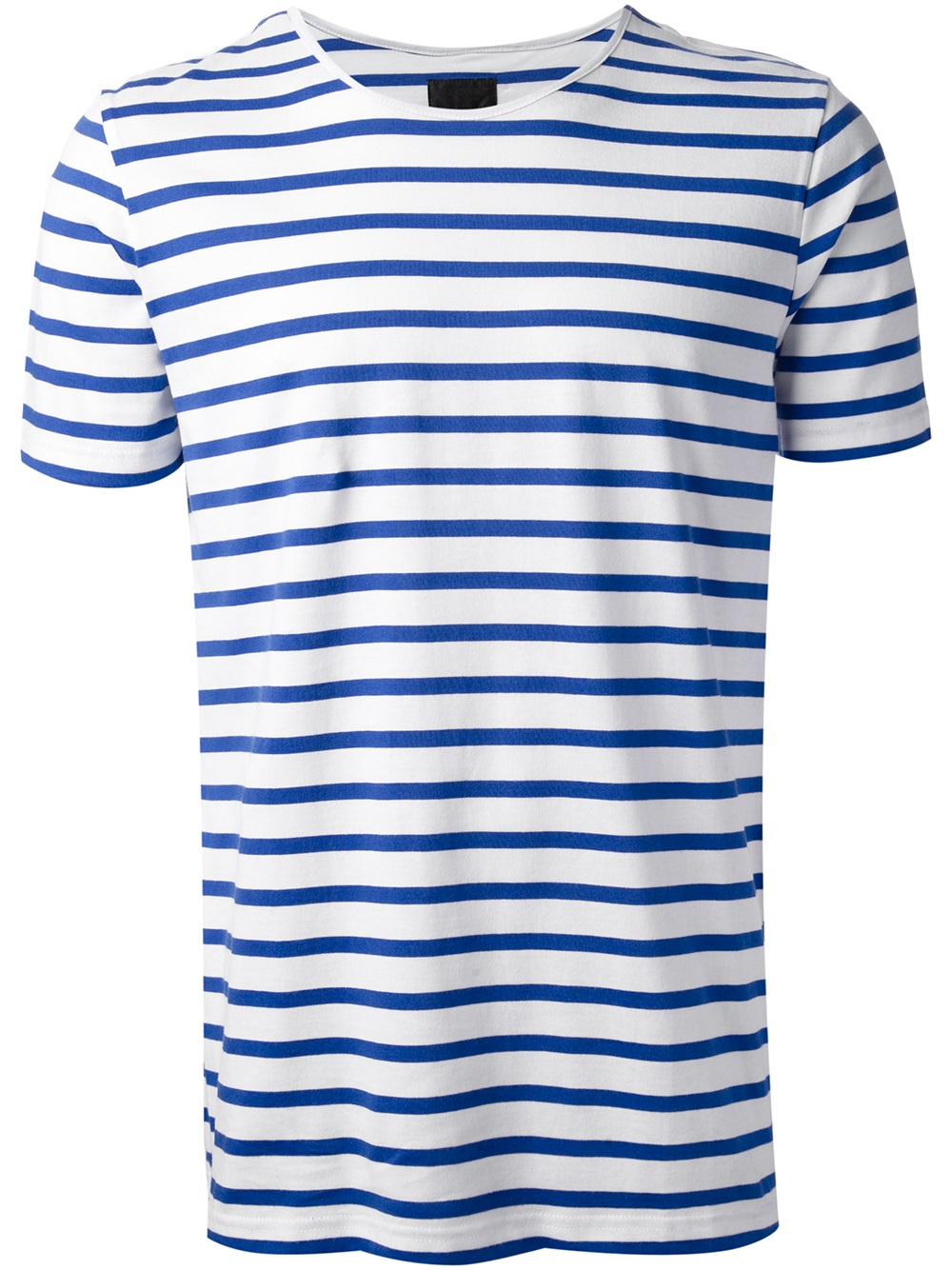 Lyst - Les Hommes Striped Tshirt in Blue for Men