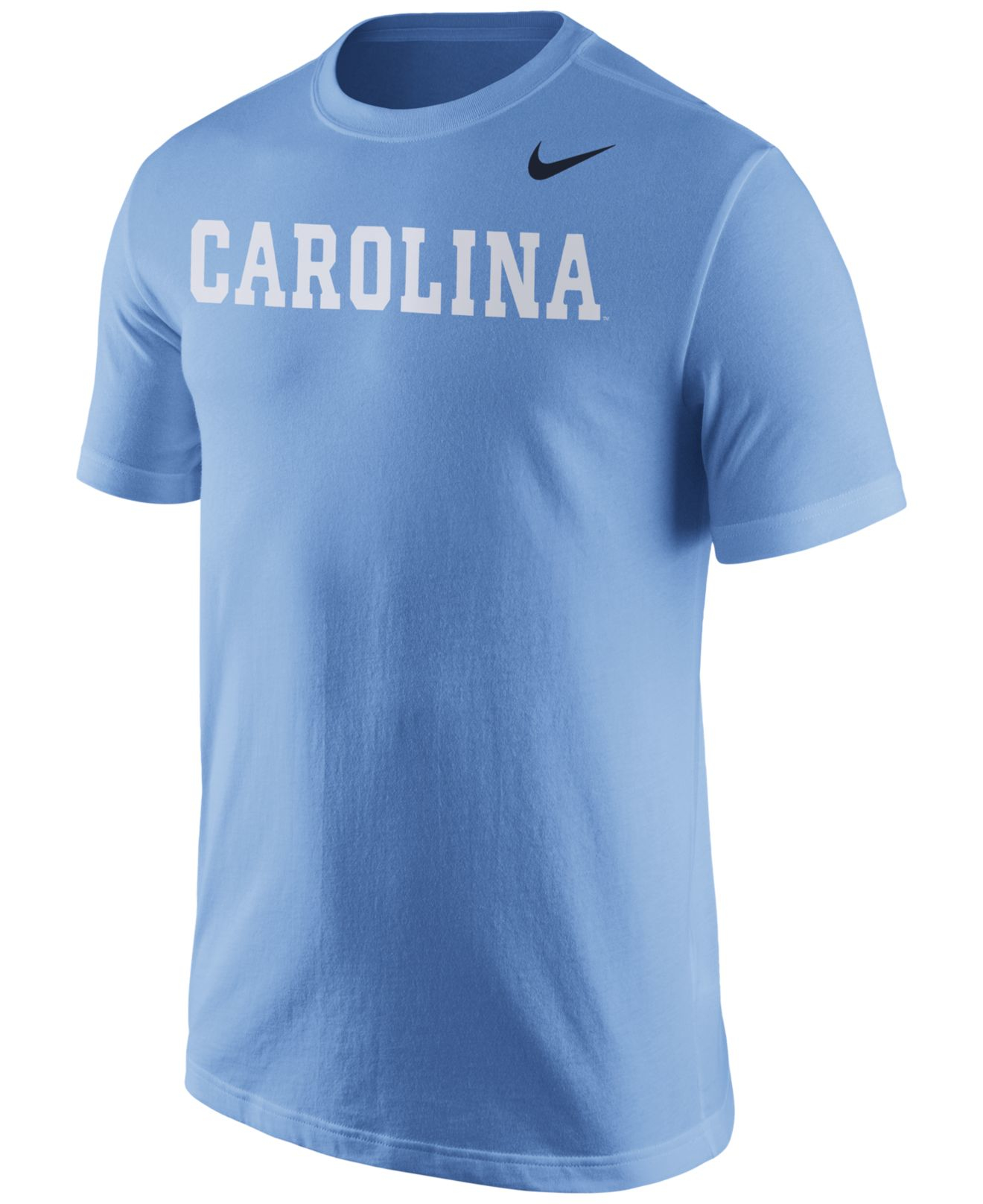 Nike Men's North Carolina Tar Heels Wordmark T-shirt in Blue for Men | Lyst