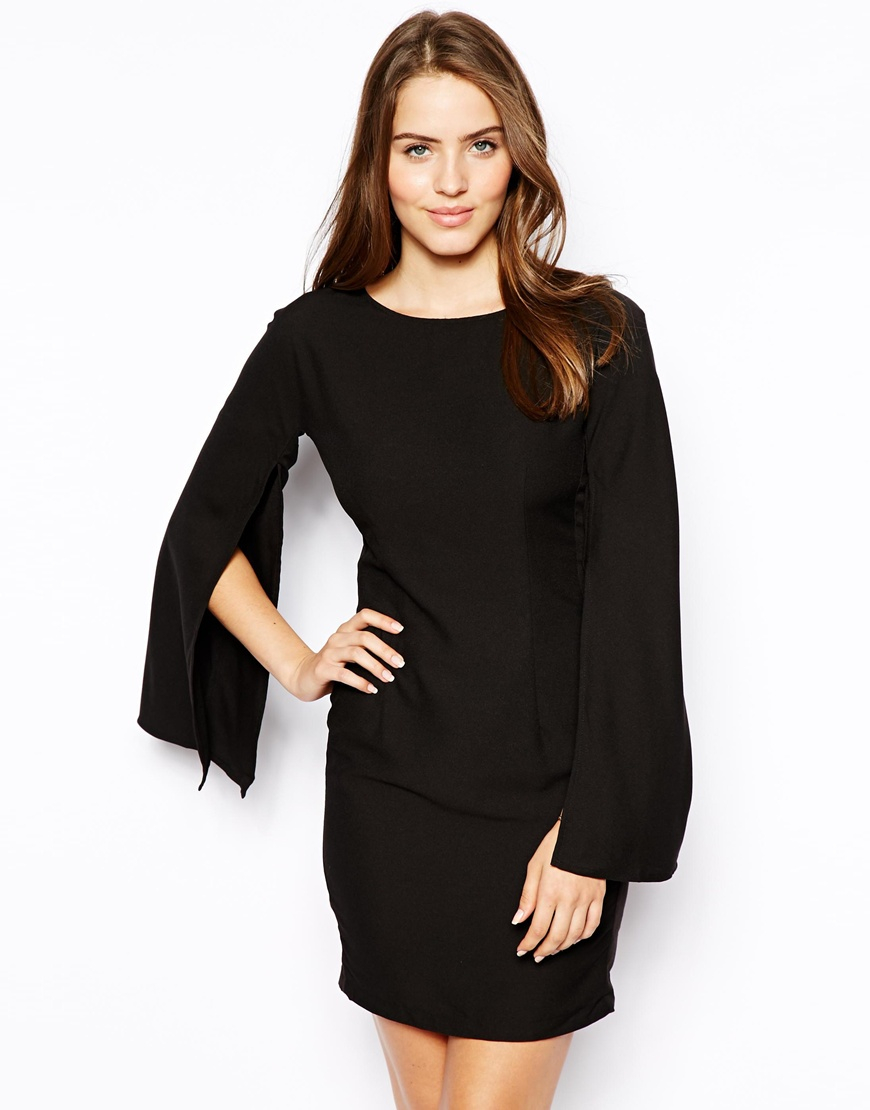 ax paris black 2 in 1 dress