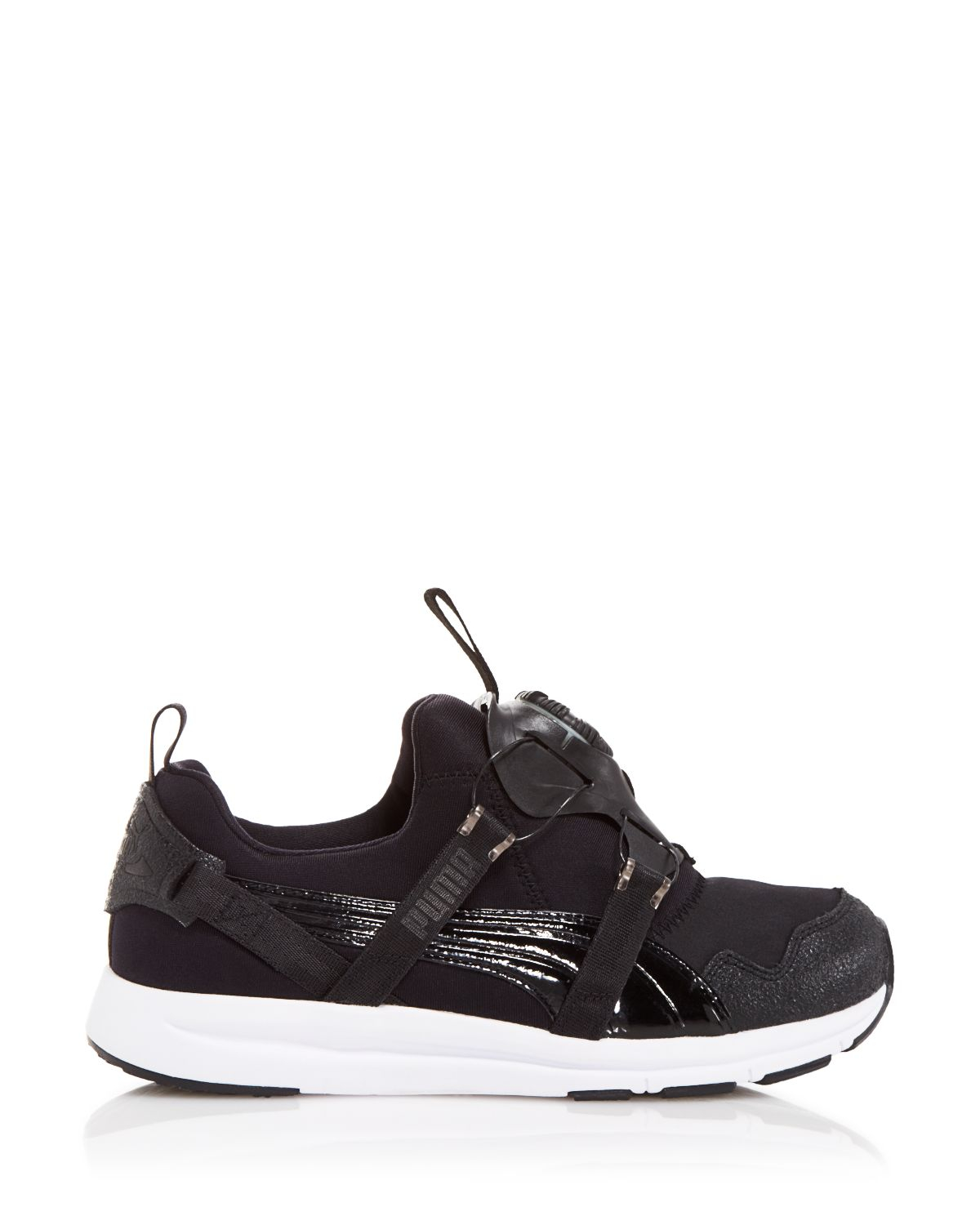 Lyst - Puma Sneakers - Women'S Disc Black And White in Black