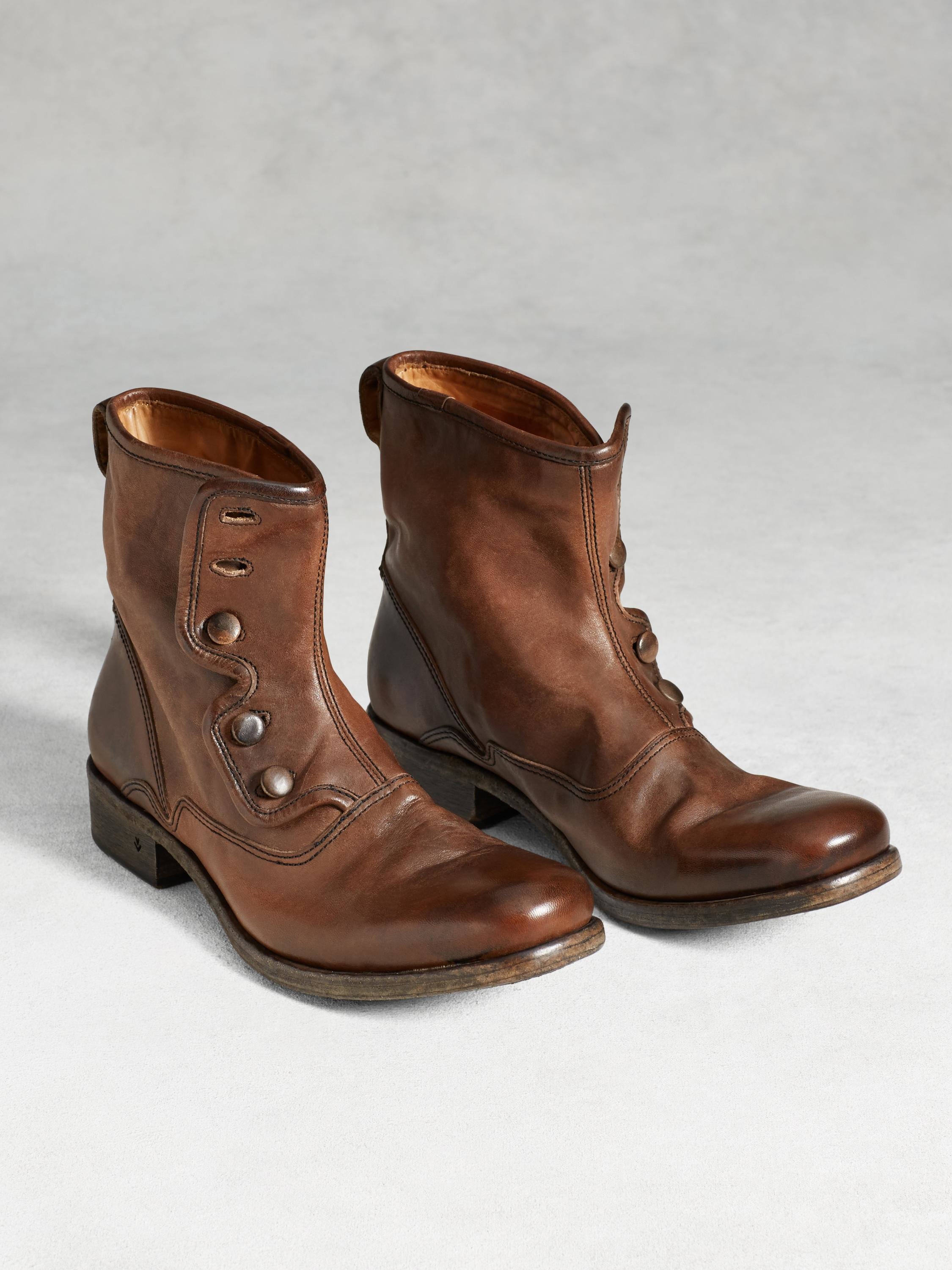 Lyst - John Varvatos Bowery Button Boot in Brown for Men