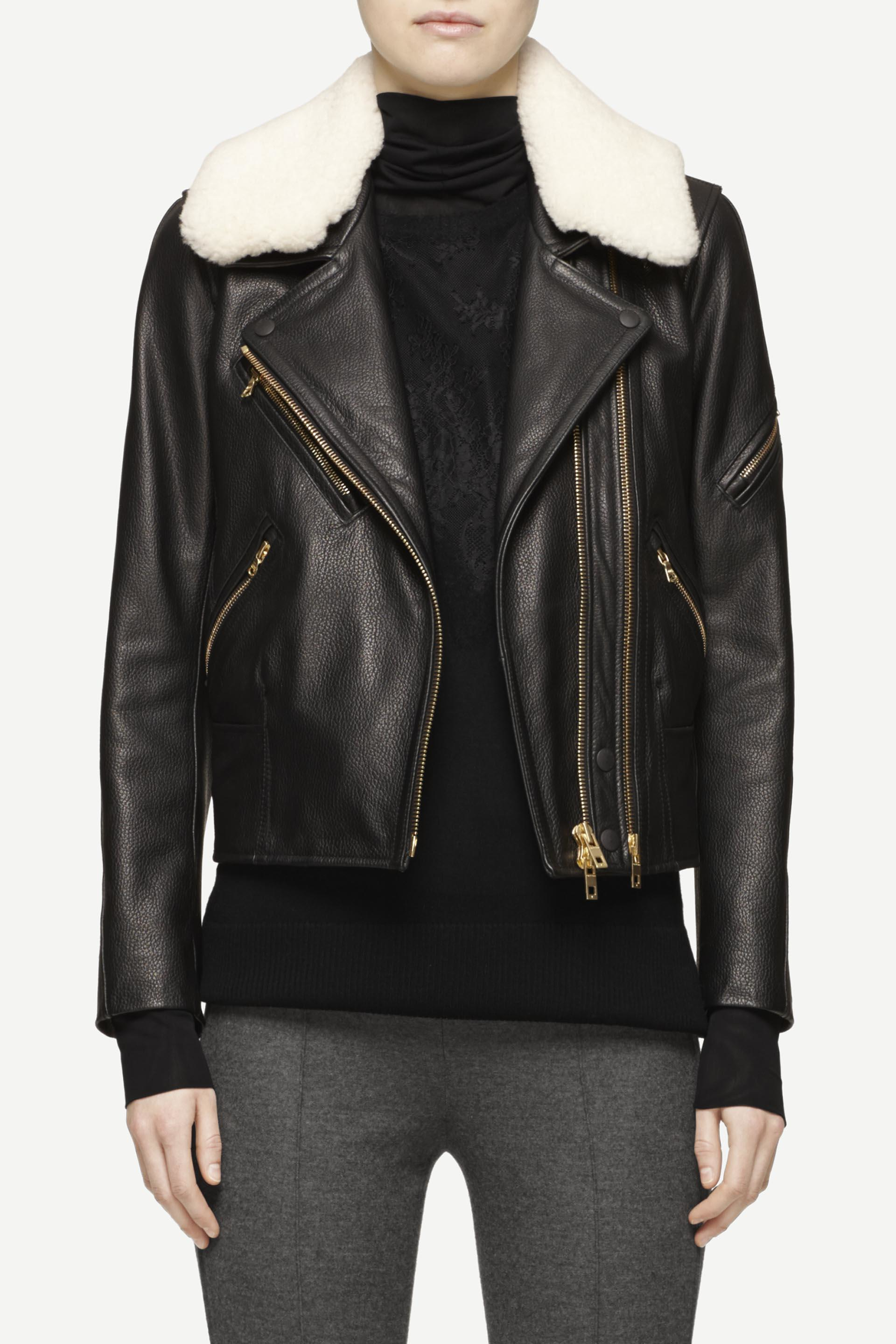Rag & bone Minerva Leather Jacket in Black | Lyst