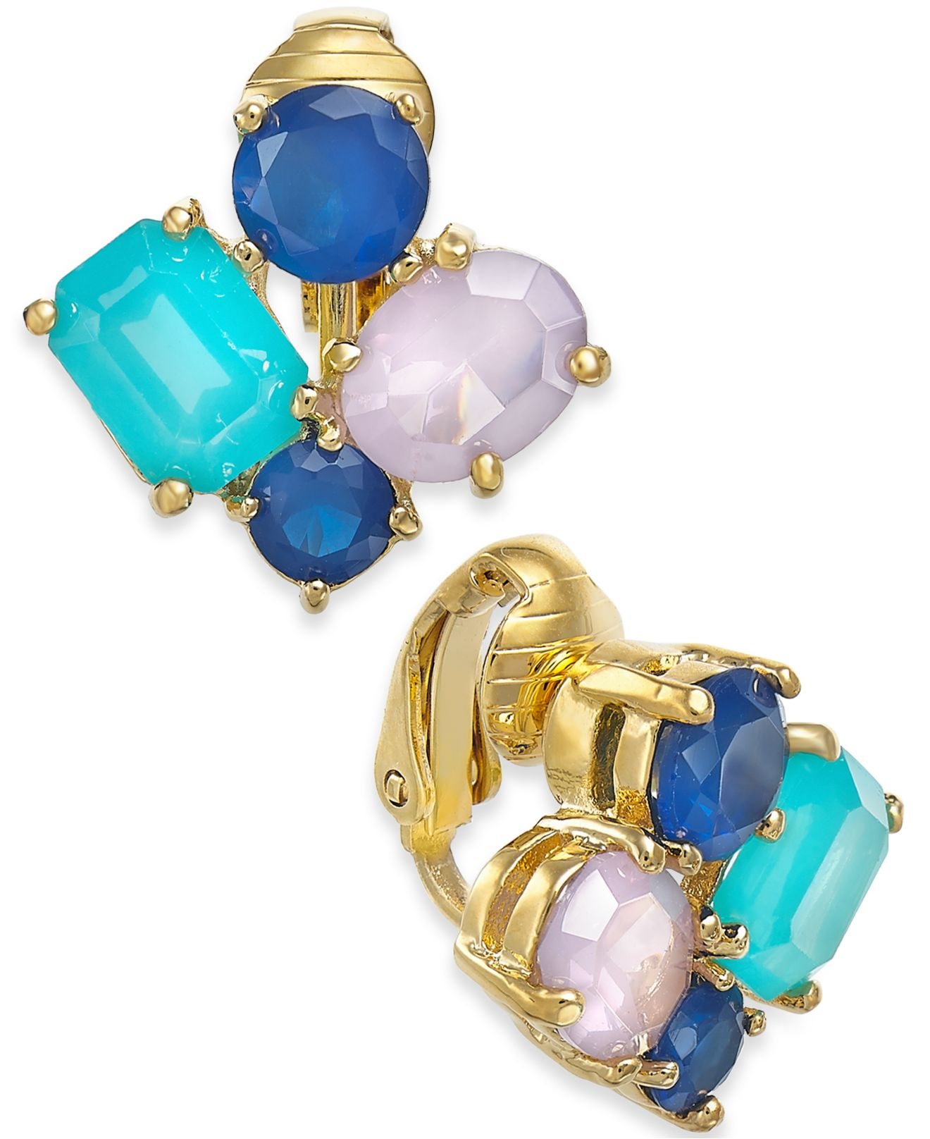 Lyst Kate Spade New York 14k Gold Plated Multicolor Cer Clip Gallery