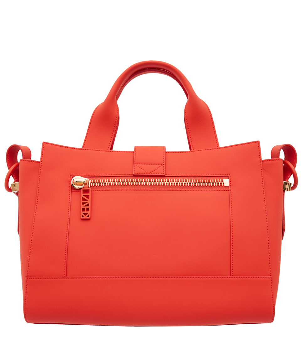 Lyst Kenzo Red Kalifornia Rubber Bag in Red
