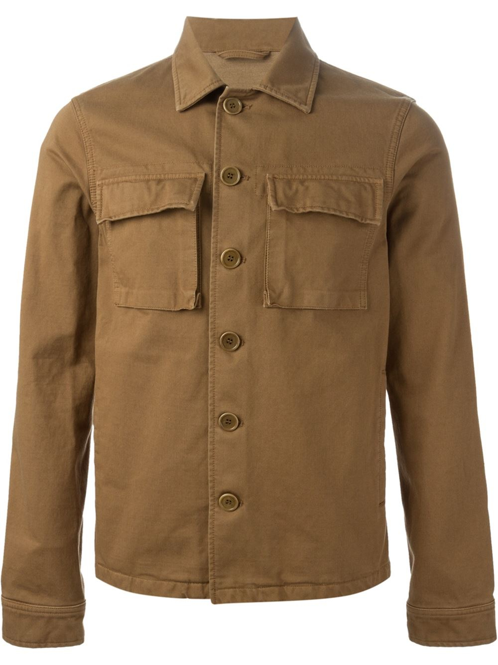 Aspesi Chest Pocket Jacket in Brown for Men | Lyst