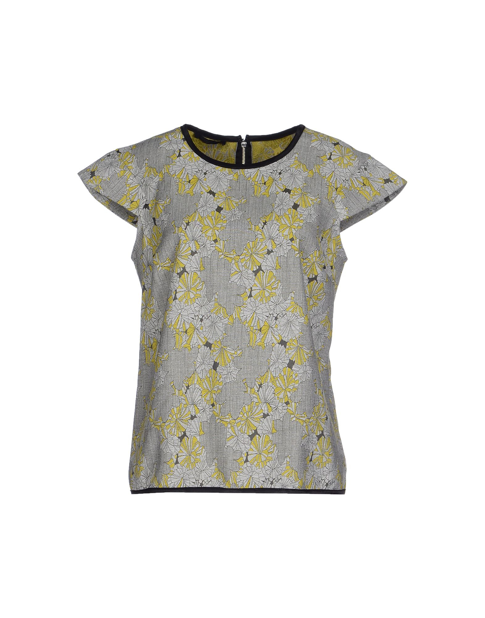 pink and gray womens blouse