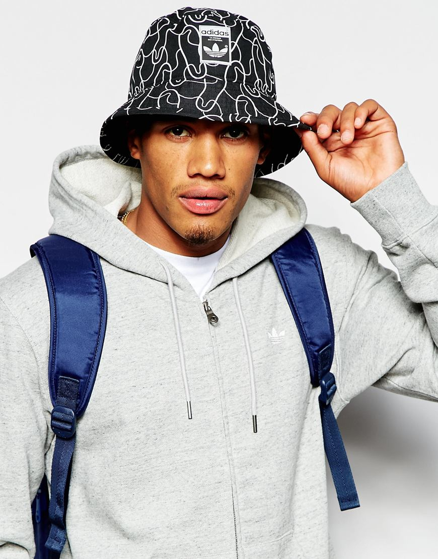 adidas originals superstar bucket cap,adidas Originals Superstar Bucket Hat Black Y24o1141 2832 LRG