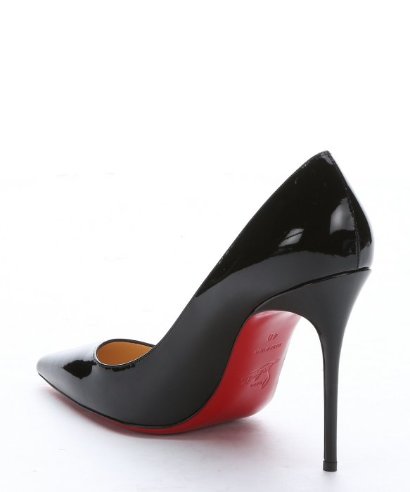 Christian louboutin Black Patent Leather \u0026#39;decollete 554 100\u0026#39; Pumps ...  