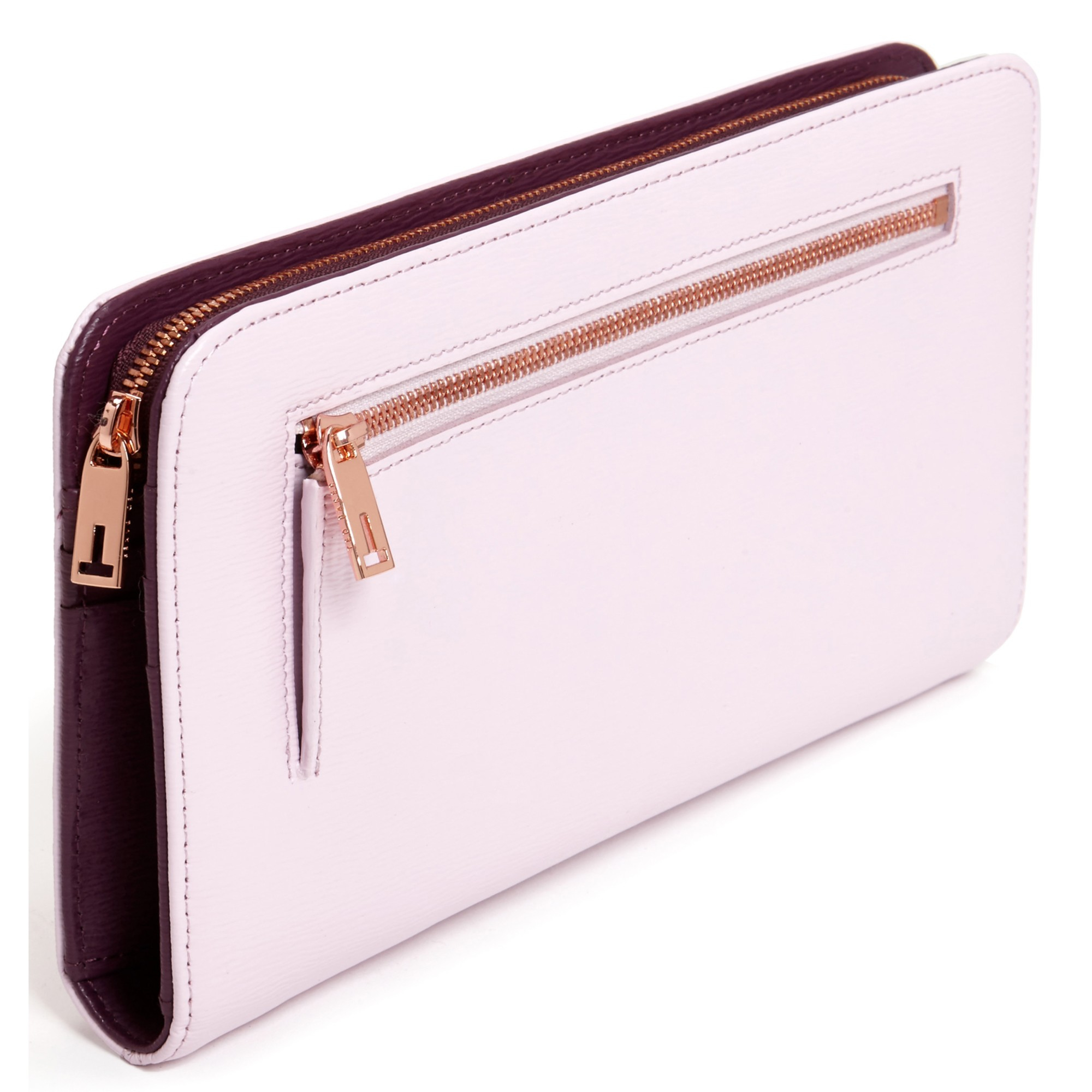 pink travel wallet