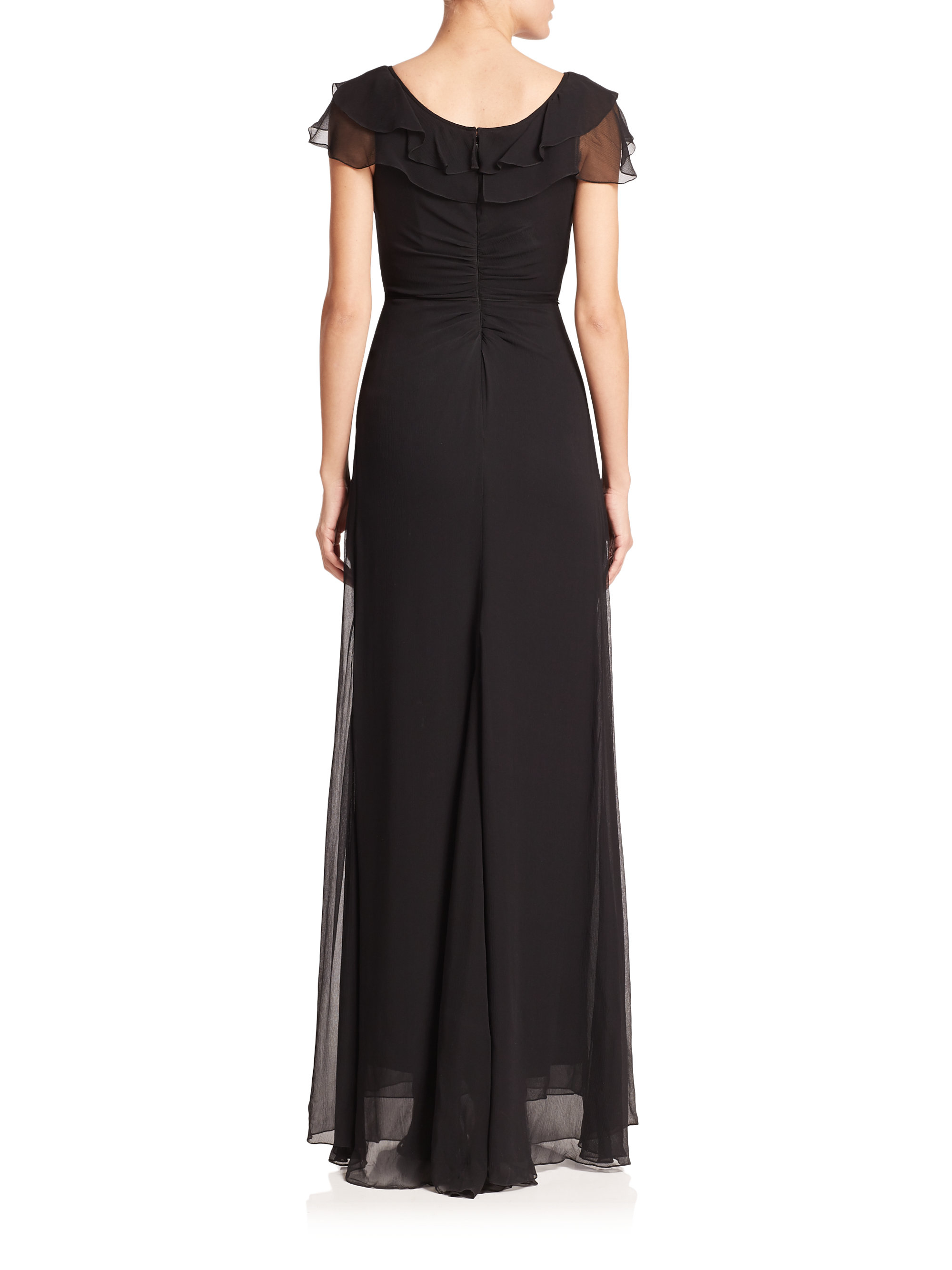 carolina herrera black gown