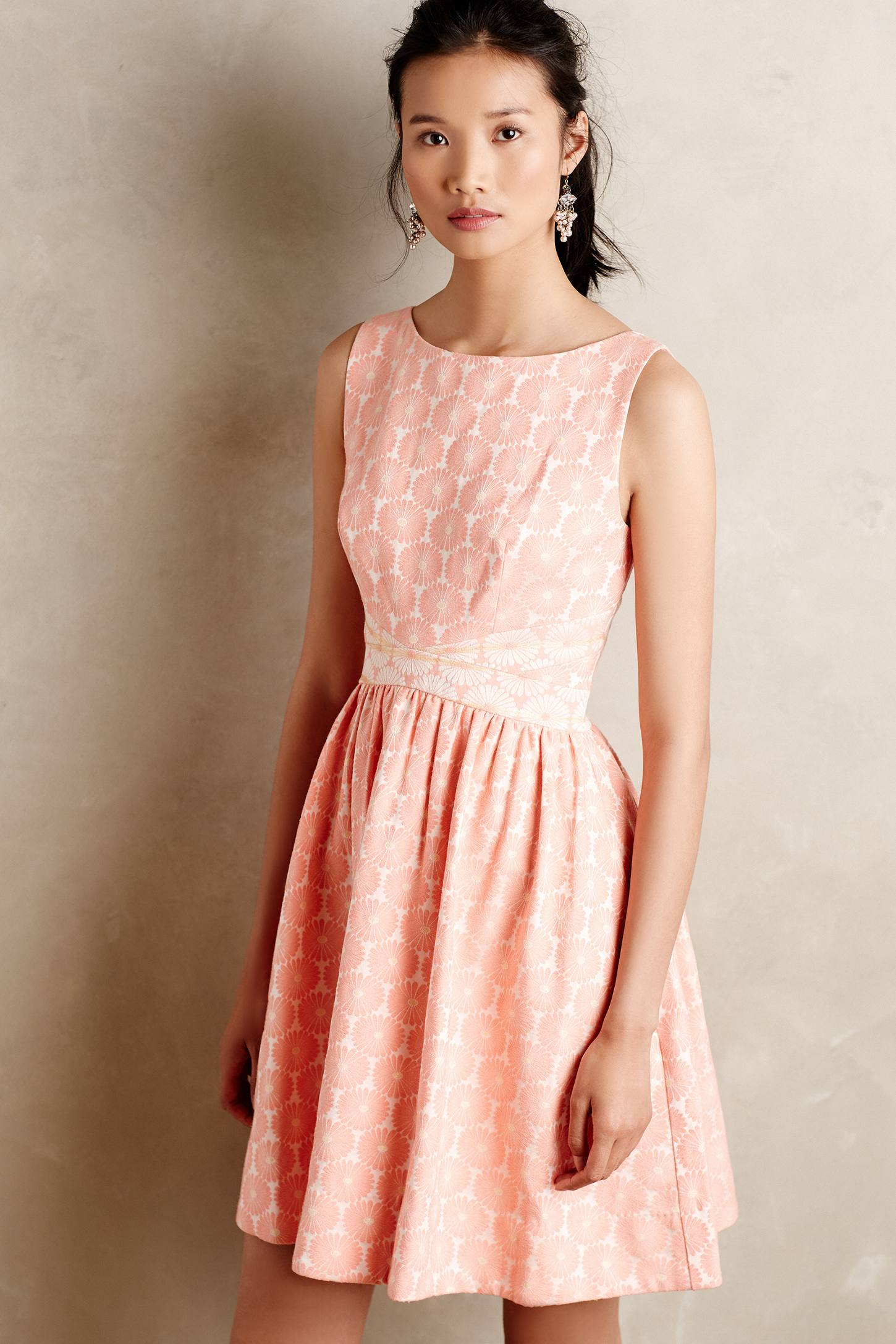 Lyst Erin Fetherston Dainty Daisies Dress In Pink Gallery