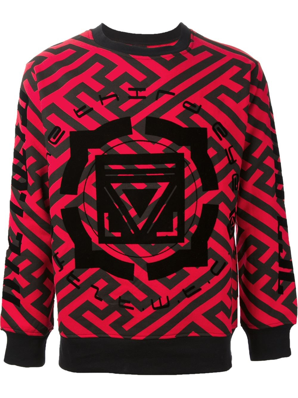 geometric pattern sweatshirt