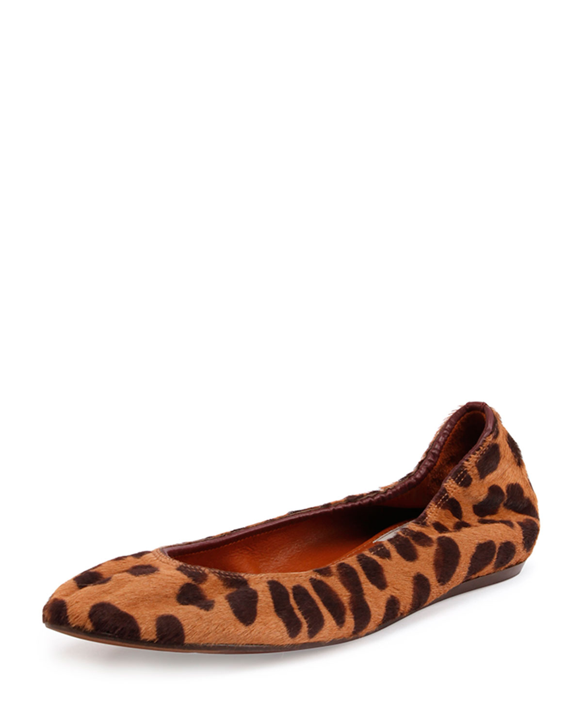 leopard print mule flats