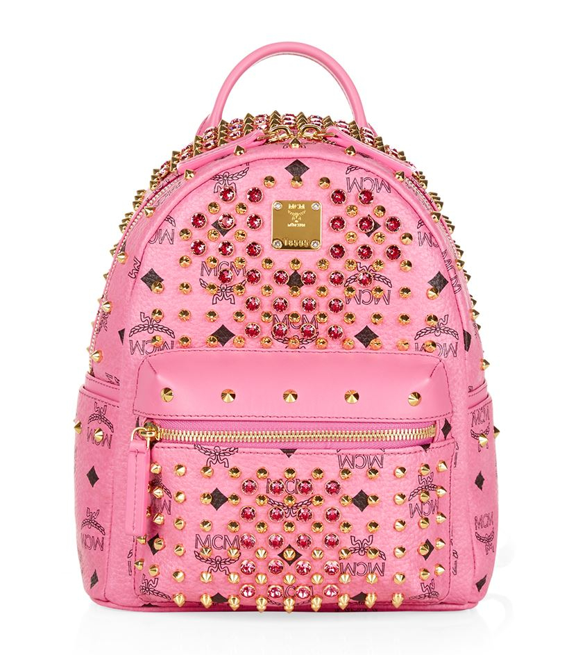 mcm mini pink bag