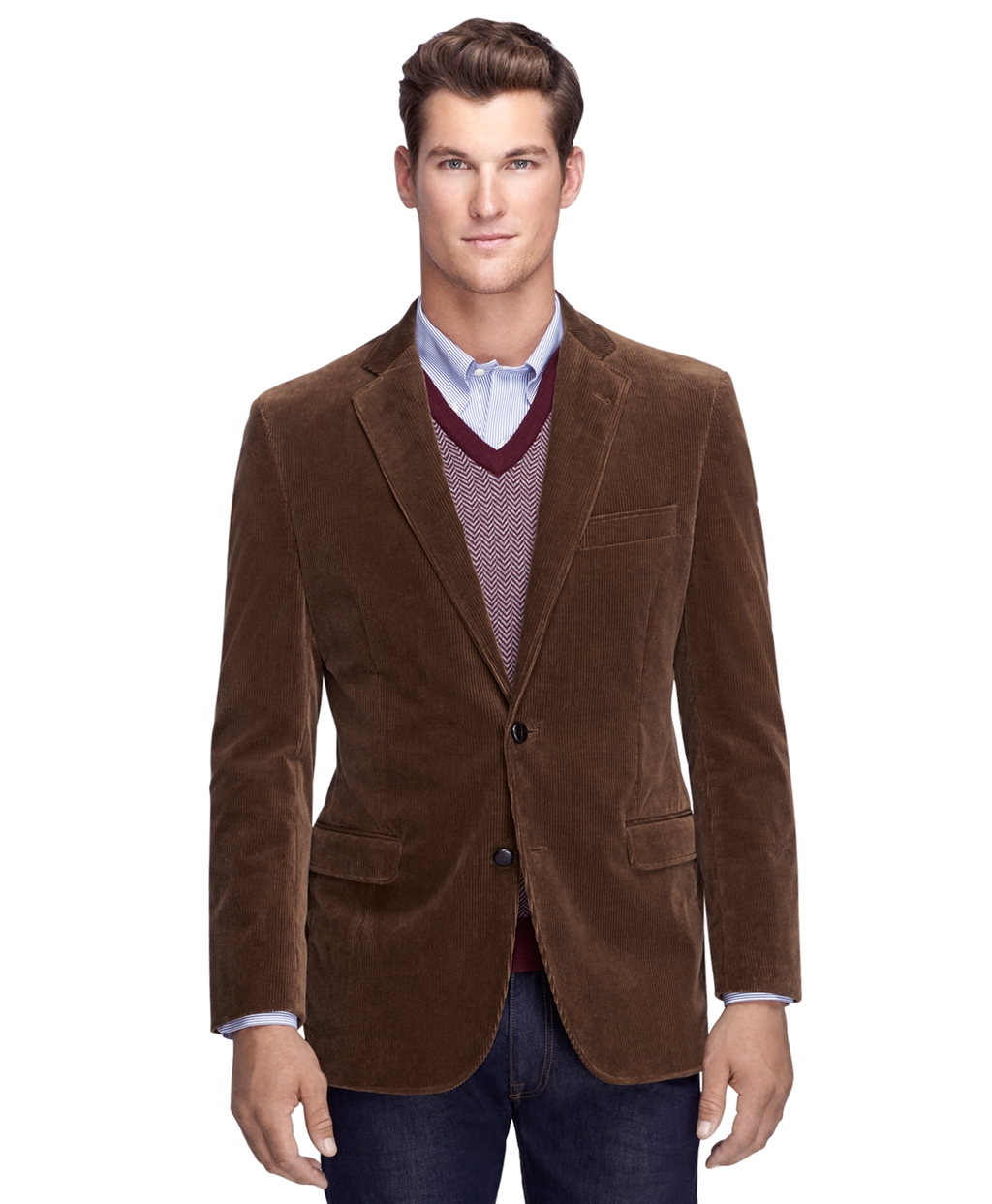 Lyst - Brooks Brothers Fitzgerald Fit Corduroy Sport Coat in Brown for Men