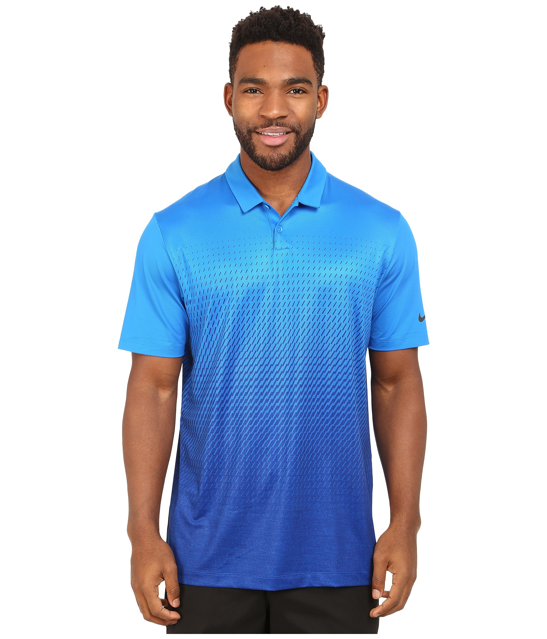 Nike Mobility Fade Print Polo in Blue for Men | Lyst