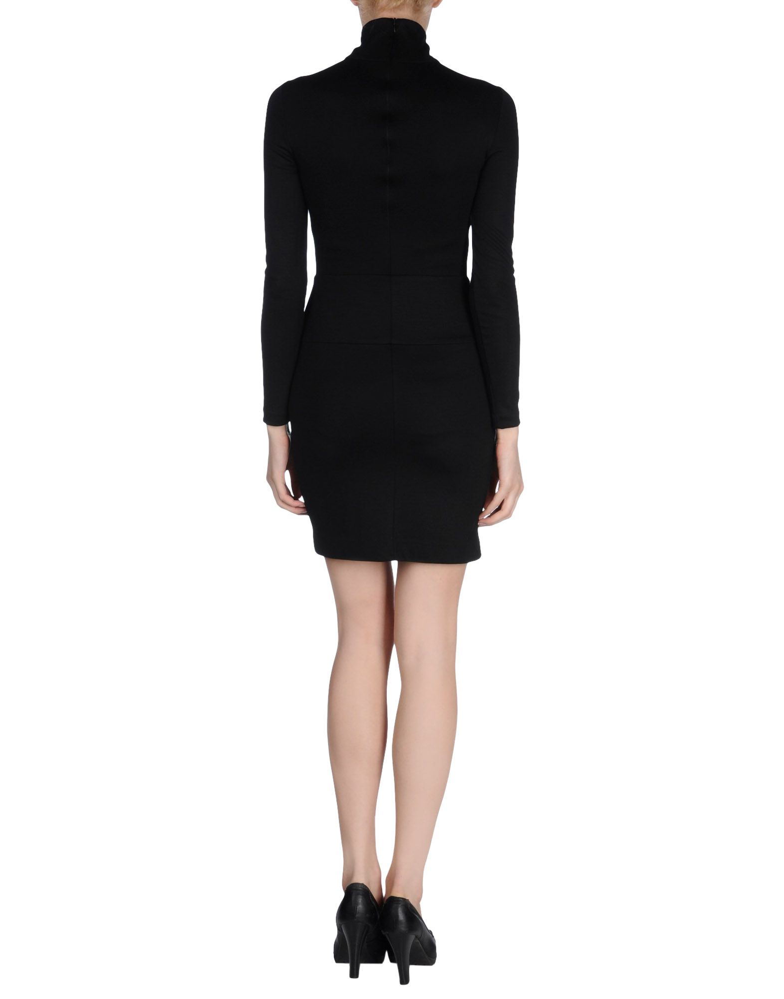 Lyst - Ferragamo Short Dress in Black
