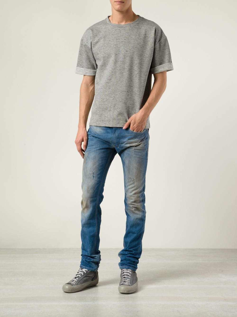 Lyst - Diesel Shioner Slim Skinny Jean in Blue for Men
