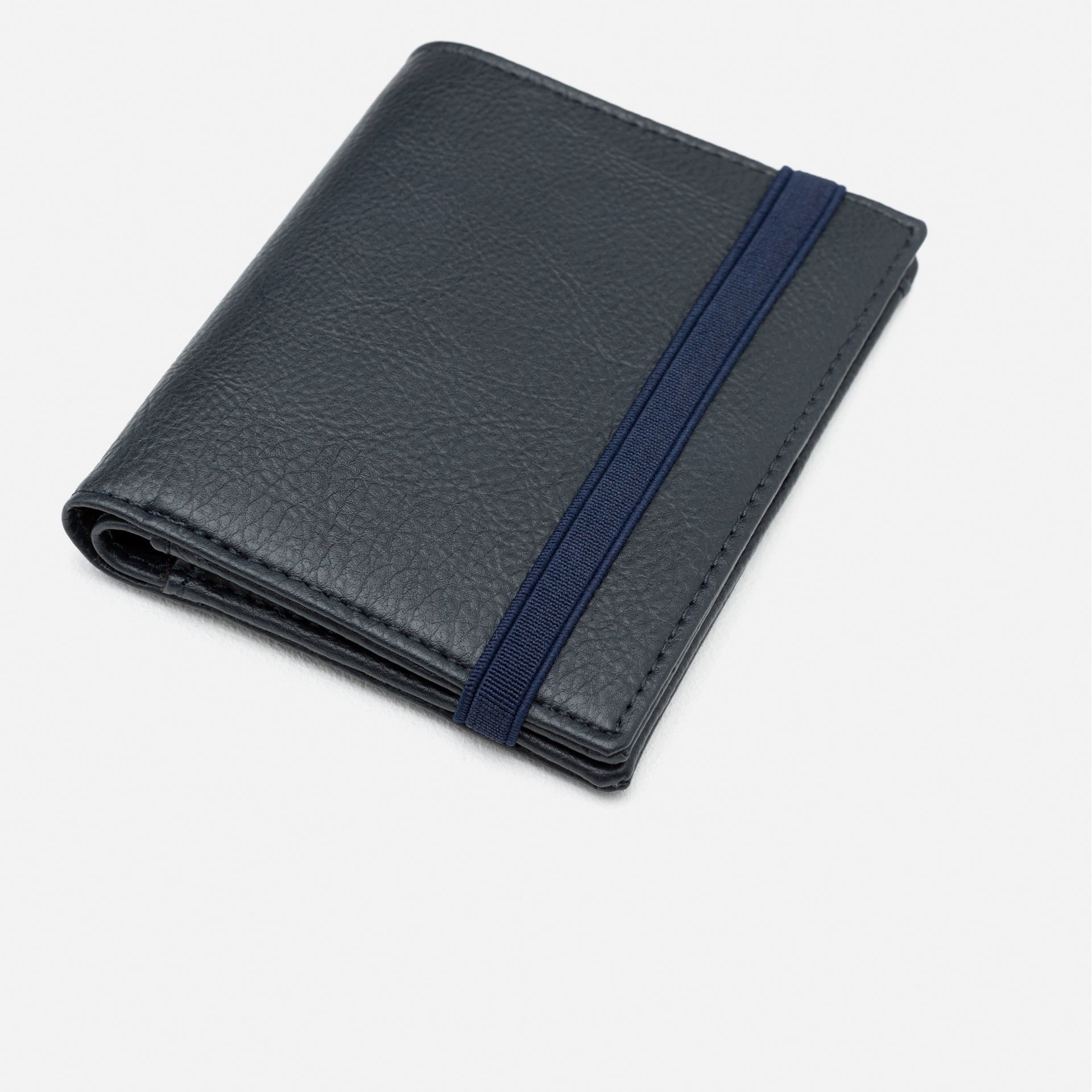Zara Blue Wallet With Stretch Fastening Blue Wallet With Stretch ...