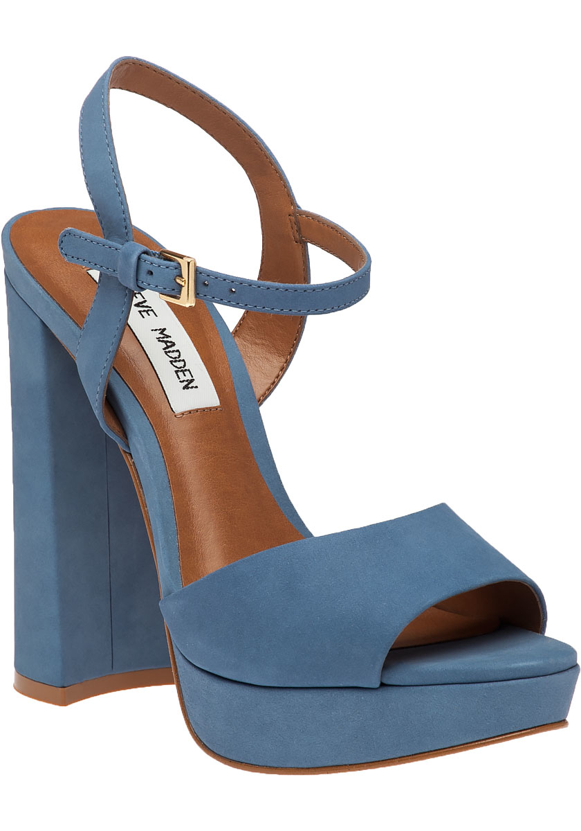 Lyst - Steve Madden Kierra Platform Sandals in Blue