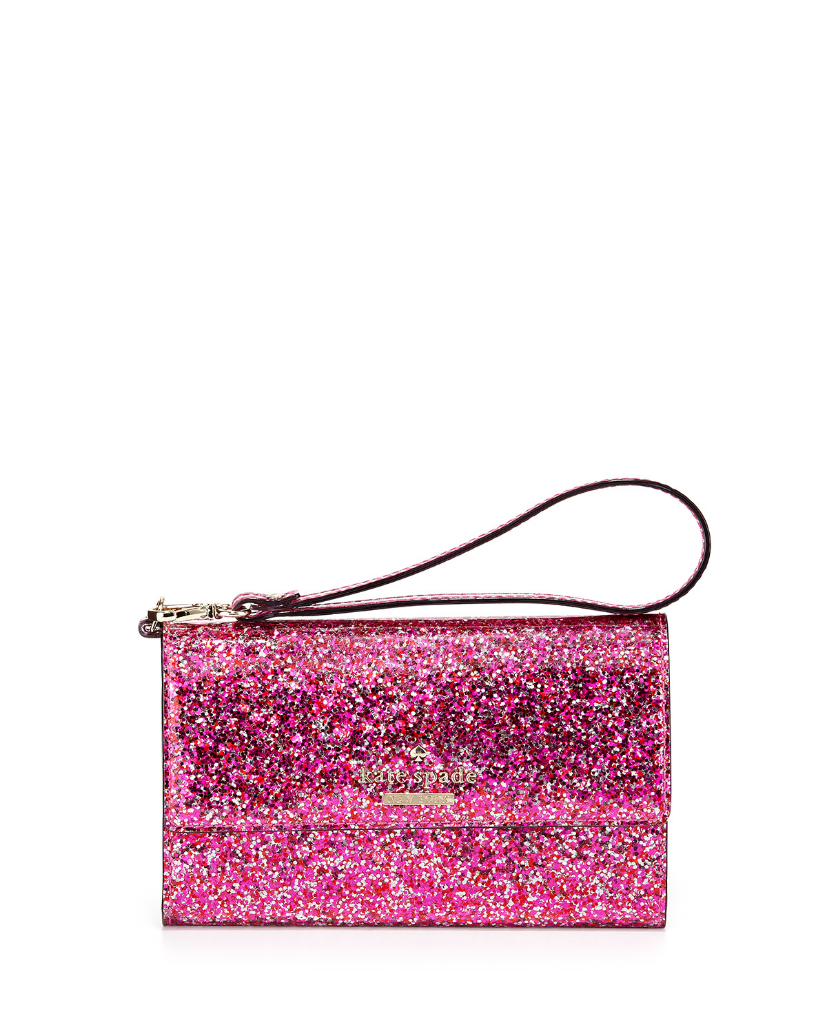 Lyst - Kate Spade Glitter Iphone 6 Wristlet Wallet In Red