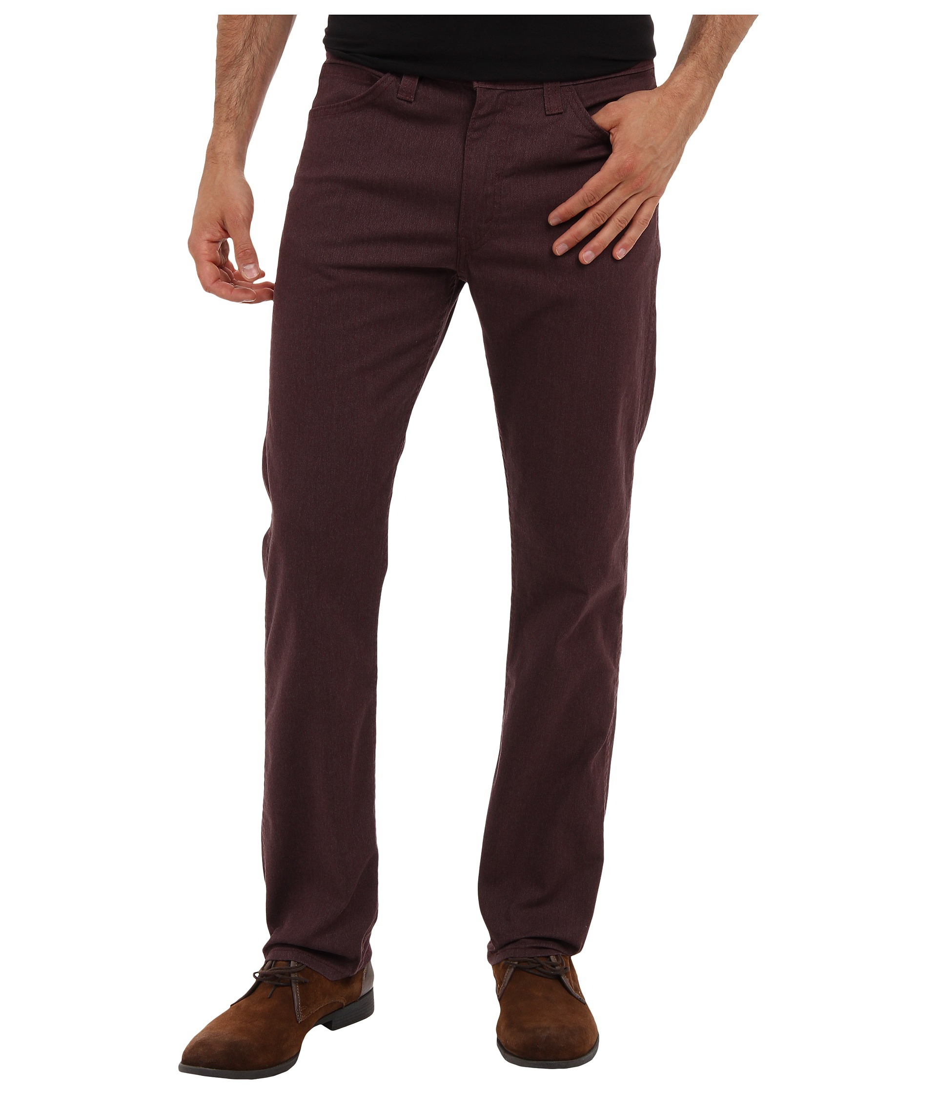 Levi's Line 8 Collection 513™ Slim Straight Pants in Brown for Men (Rum ...