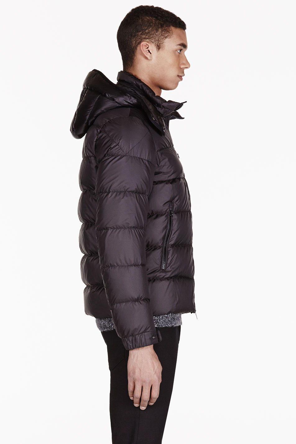 Moncler Black Nylon Down Himalaya Jacket Moncler Black Nylon Down Himalaya Jacket