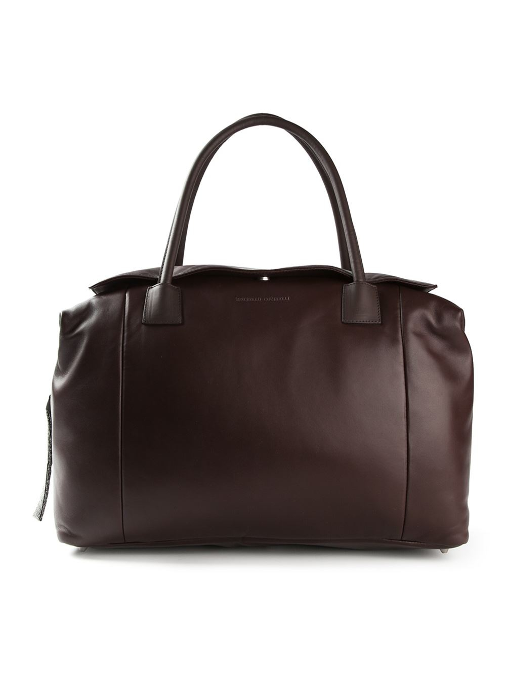 Lyst - Brunello Cucinelli Rectangular Shape Tote Bag in Brown
