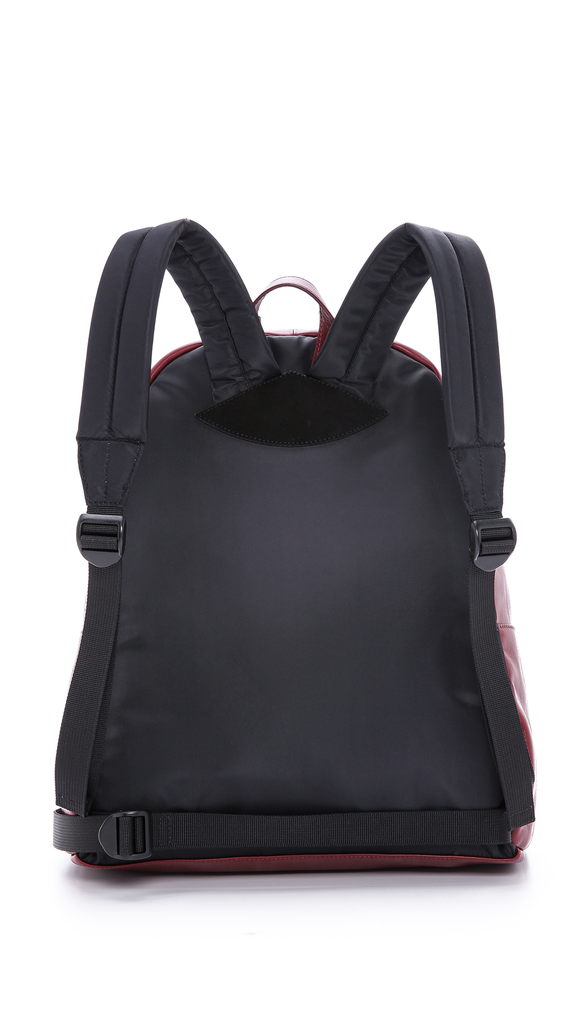 Lyst - Carven Leather Backpack in Red for Men