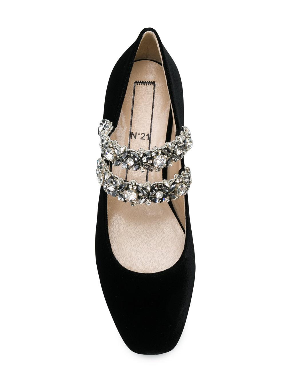 embellished ballerina flats