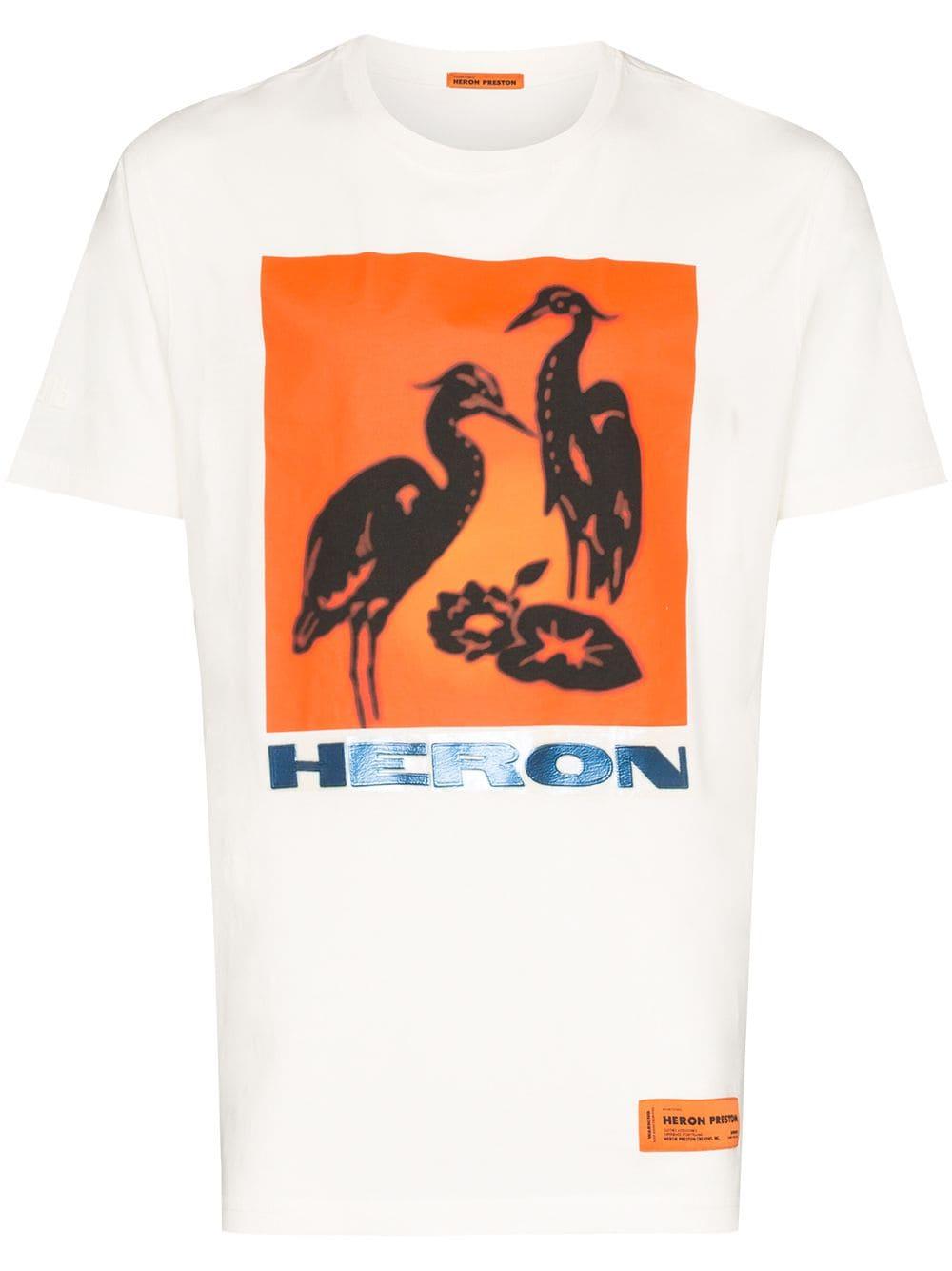 heron preston logo t shirt