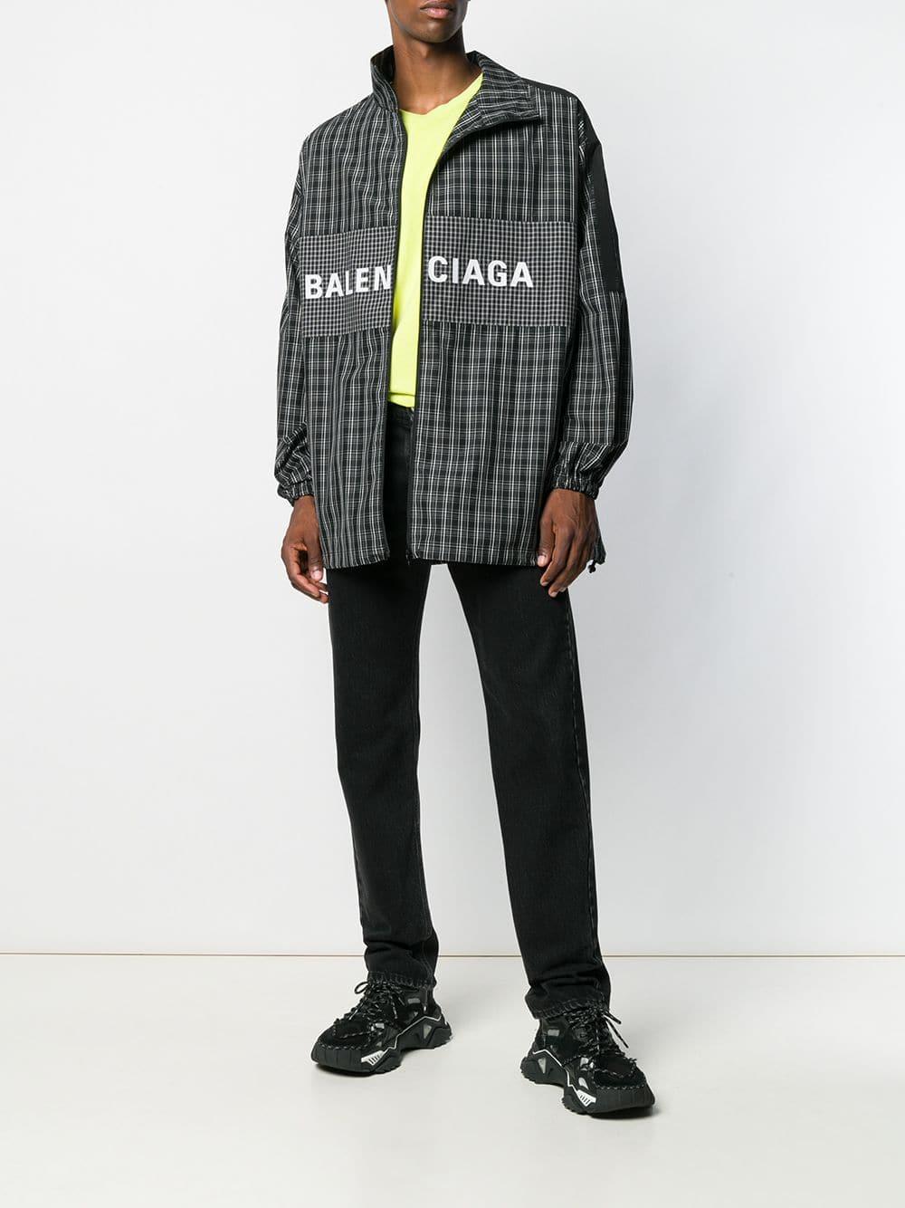 Balenciaga Tracksuit Jacket in Black for Men - Lyst