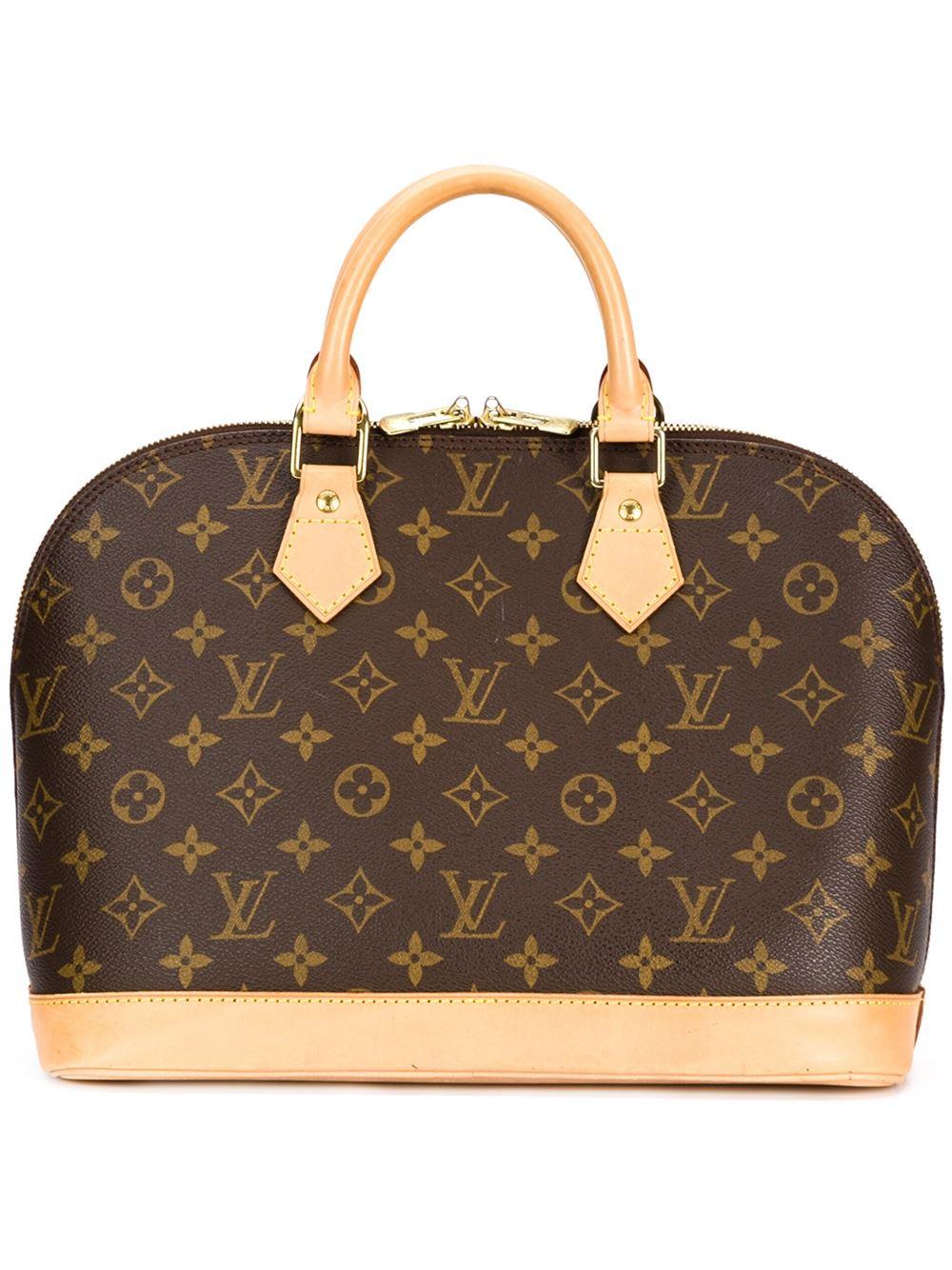 Lyst - Louis vuitton Signature Tote in Brown