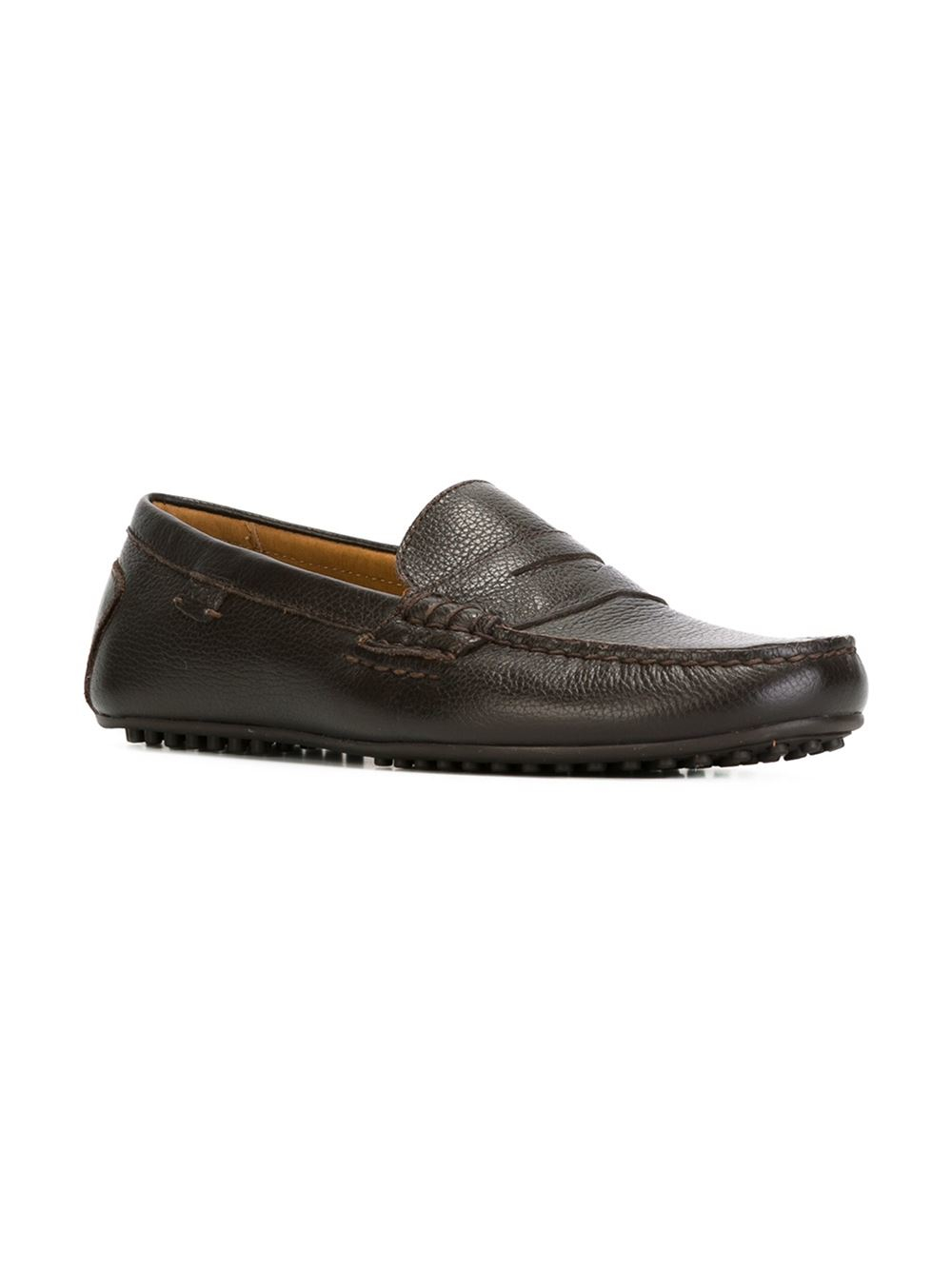 Polo ralph lauren Classic Driving Shoes in Brown for Men | Lyst