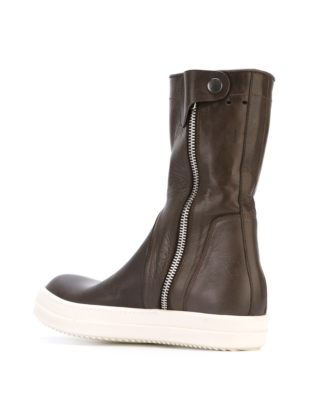 Lyst - Rick Owens Rigid Sole Boots in Gray for Men