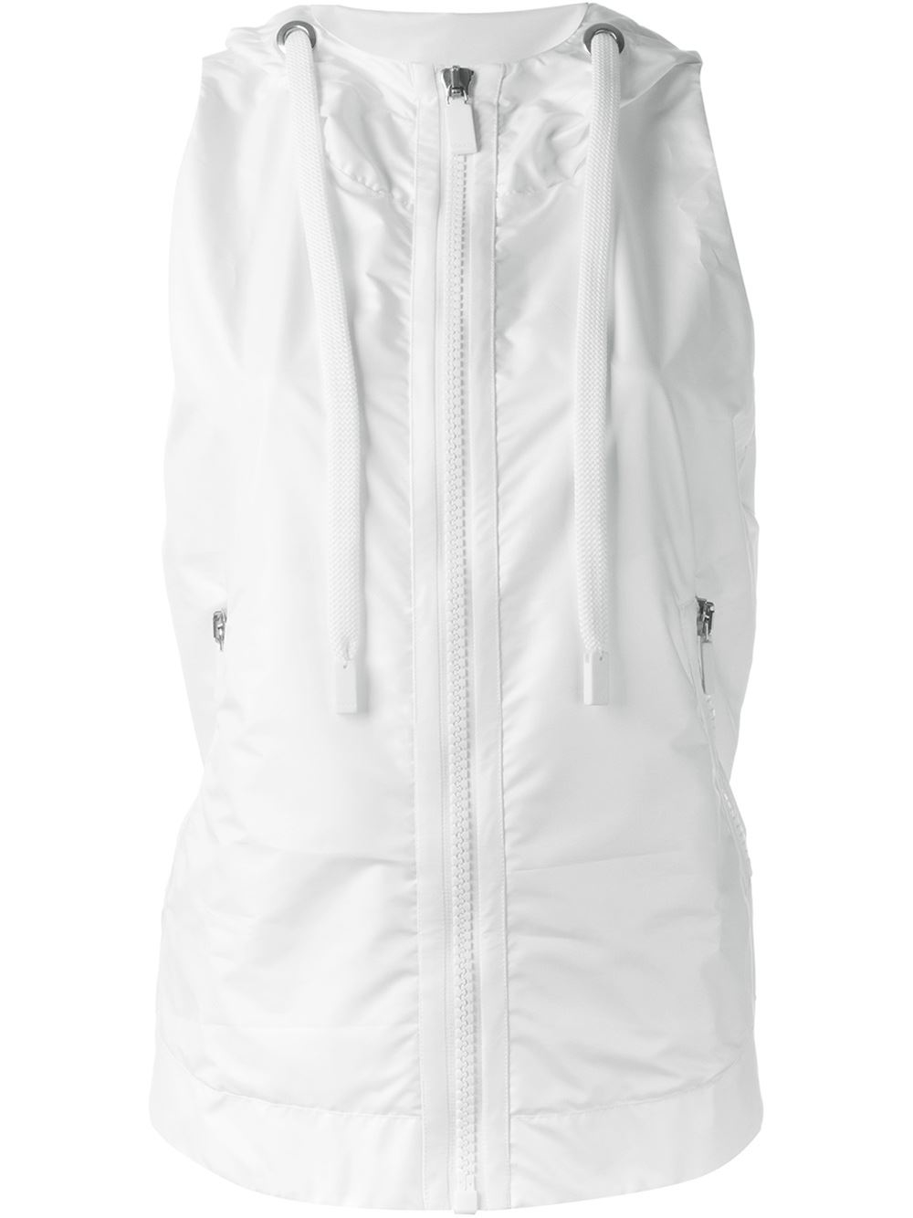 jacket for traveling pockets 'oi Sleeveless  Mile Shell Lyst in No ka Jacket White