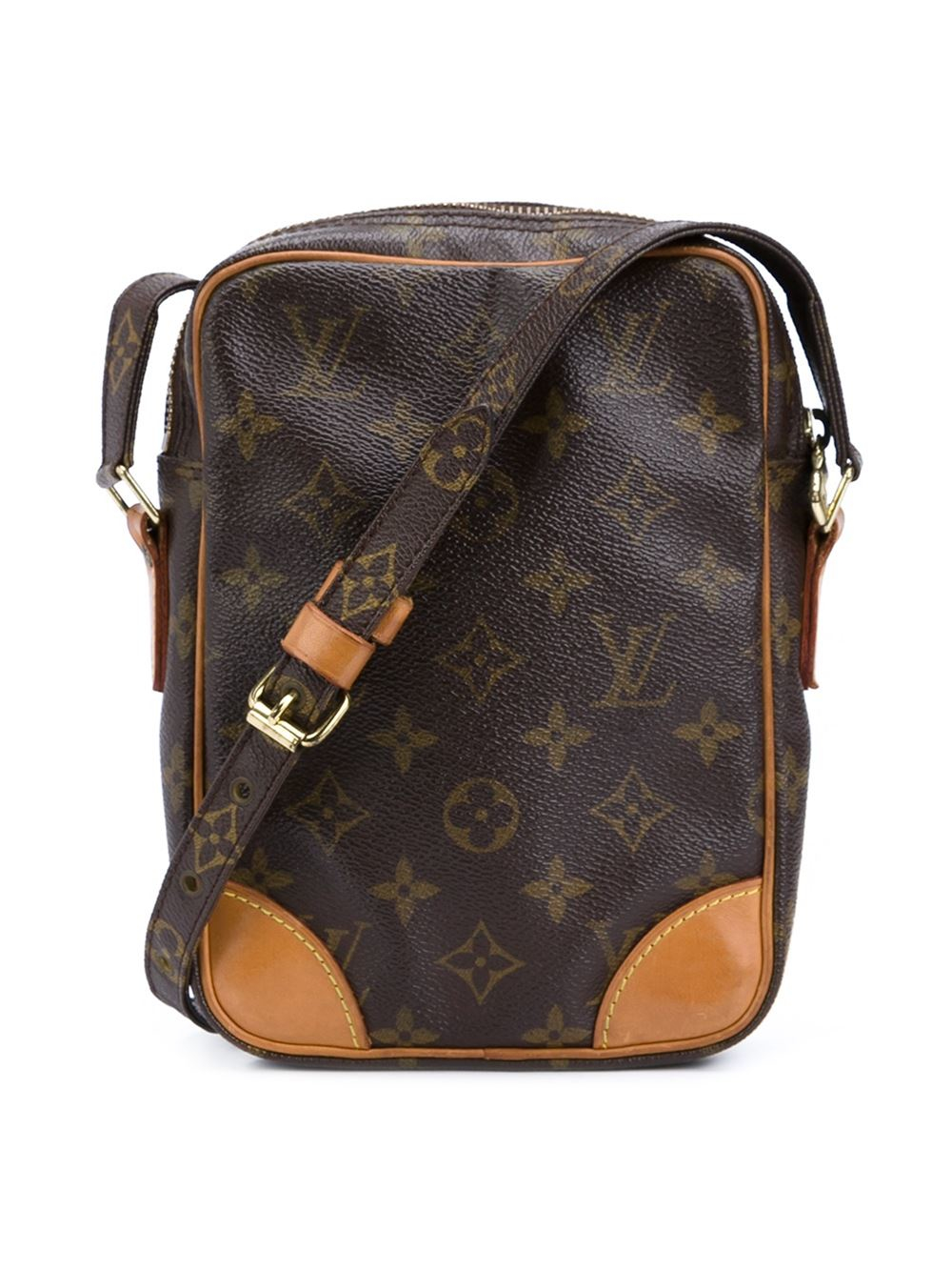 Lyst - Louis Vuitton &#39;danu&#39; Monogrammed Crossbody Bag in Brown
