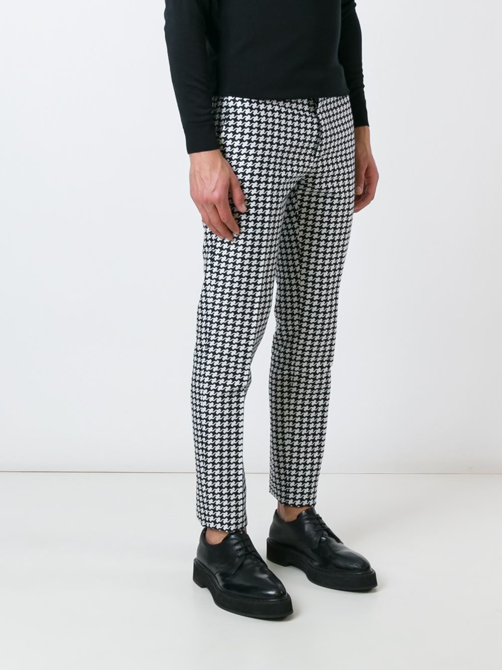 houndstooth joggers mens