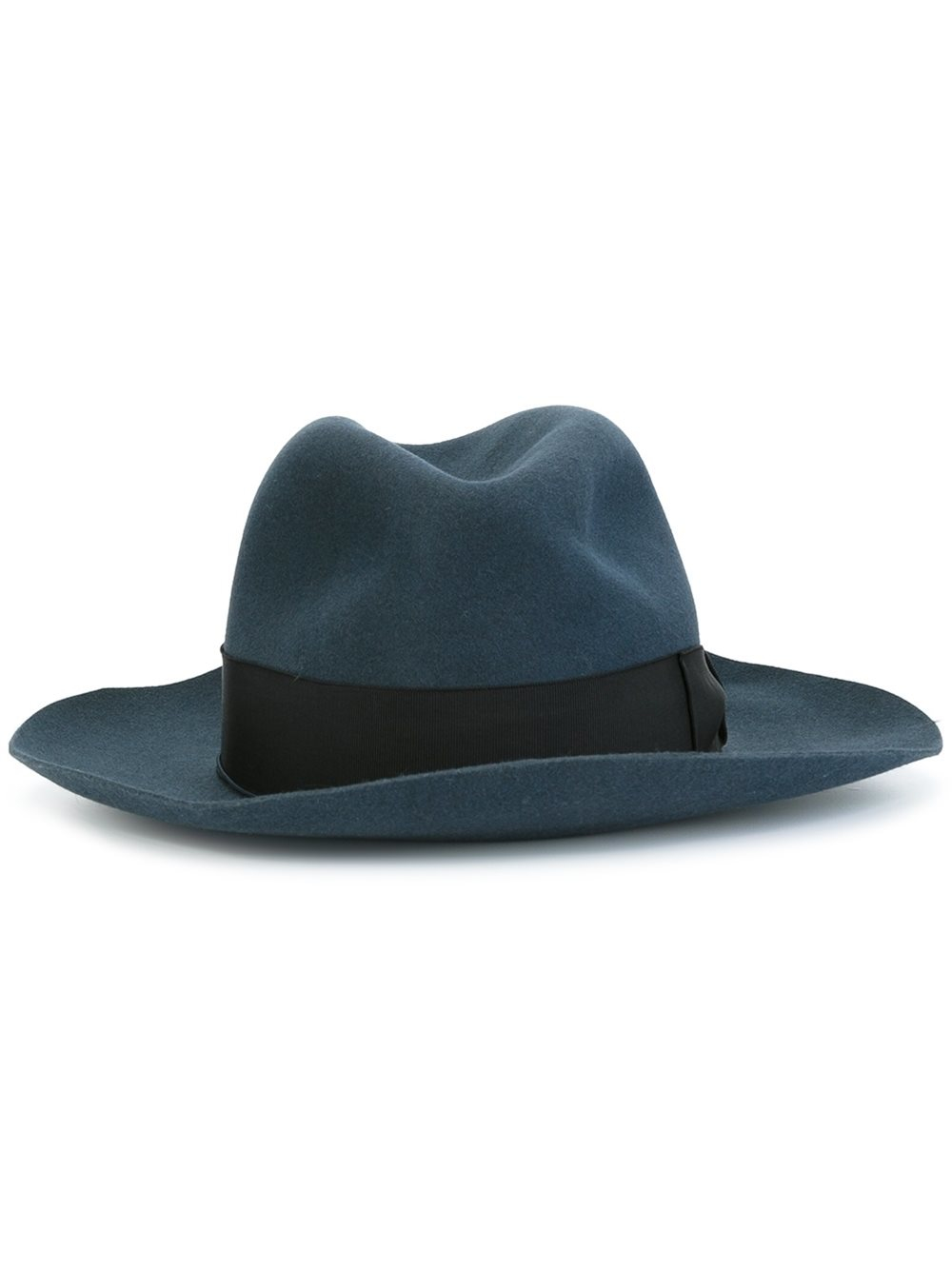 Lyst - Borsalino Fedora Hat in Blue for Men