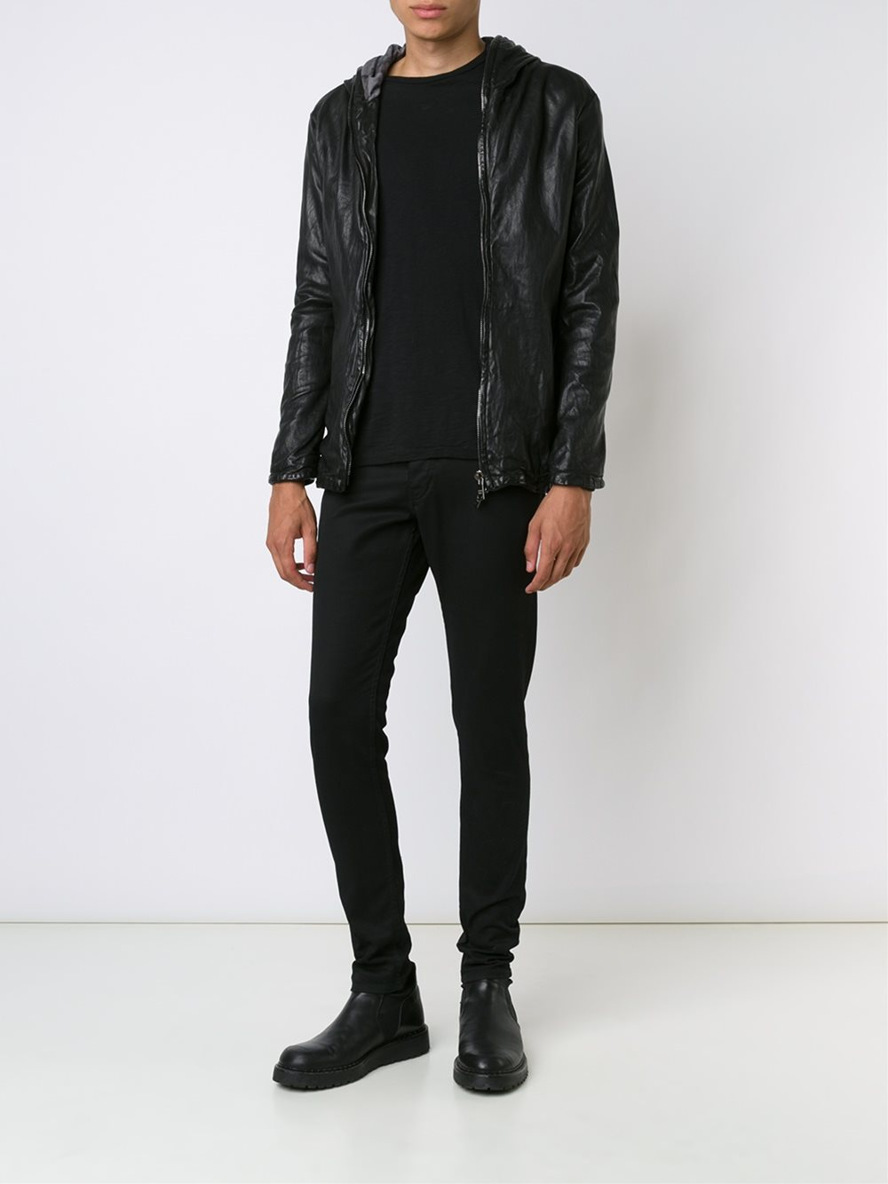 Giorgio brato Zipped Jacket in Black for Men | Lyst