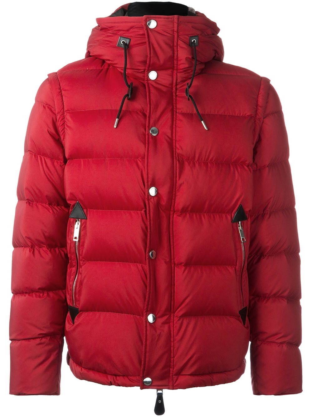 Burberry Hooded Puffer Jacket in Multicolor for Men (RED) | Lyst