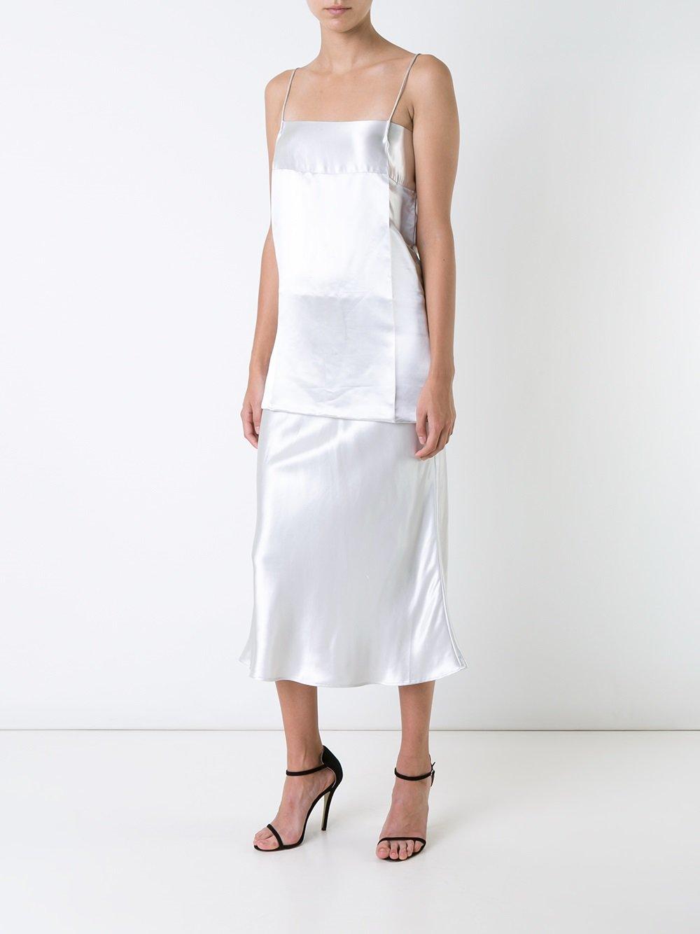 Christopher esber 'bias Slip Sheet' Skirt in White | Lyst