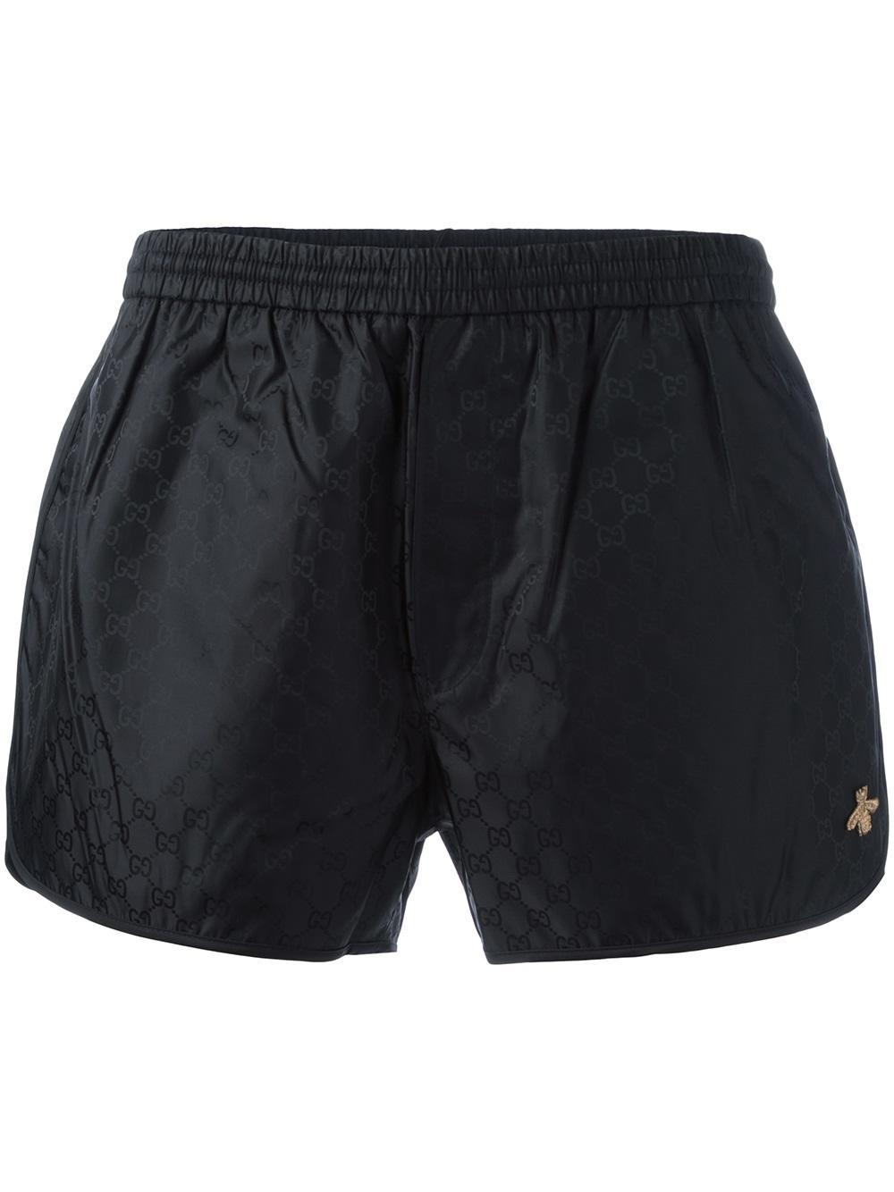 Gucci Gg Swim Shorts in Black for Men | Lyst