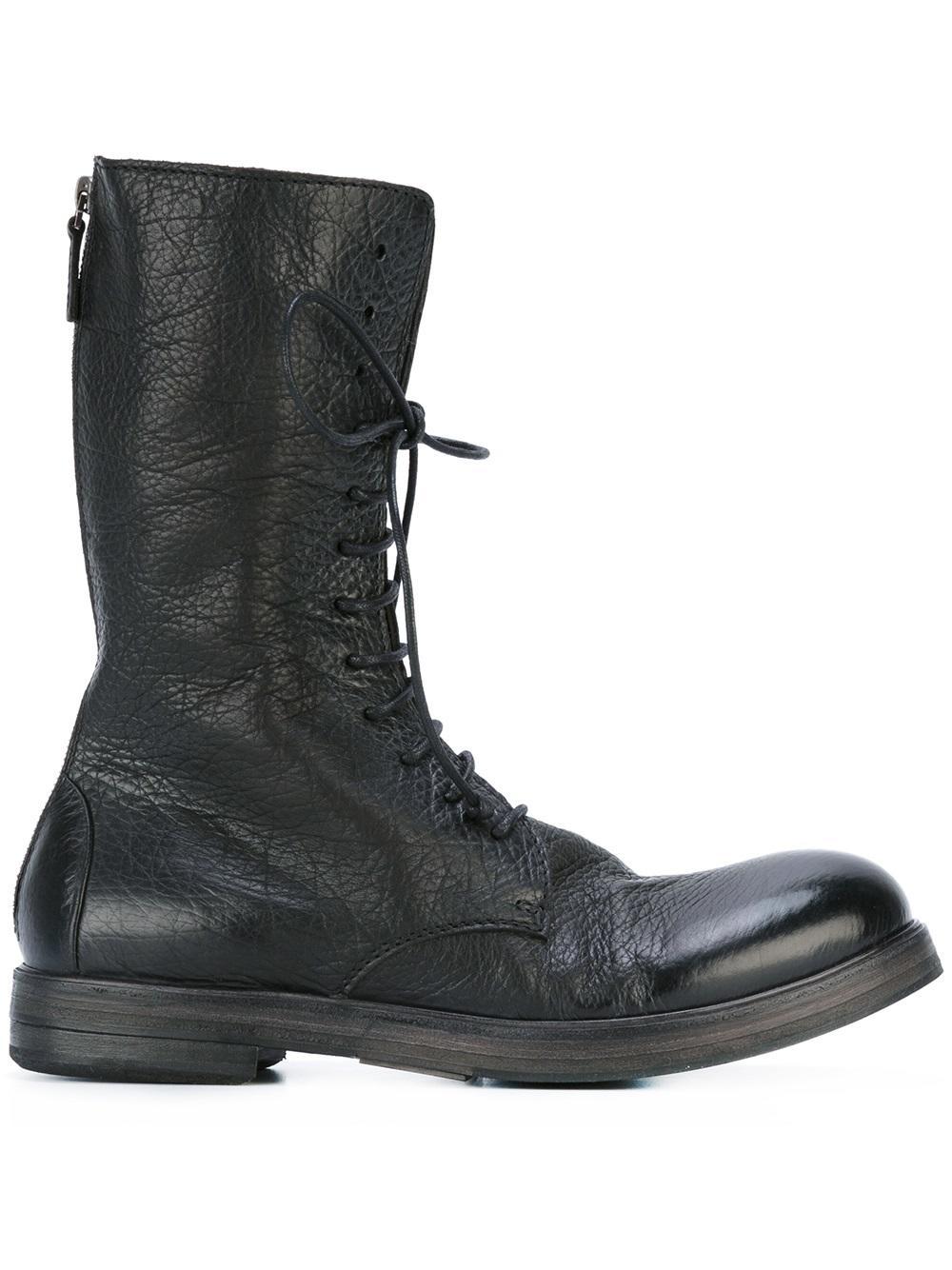 Marsèll Mid-calf Zipped Boots in Black for Men | Lyst