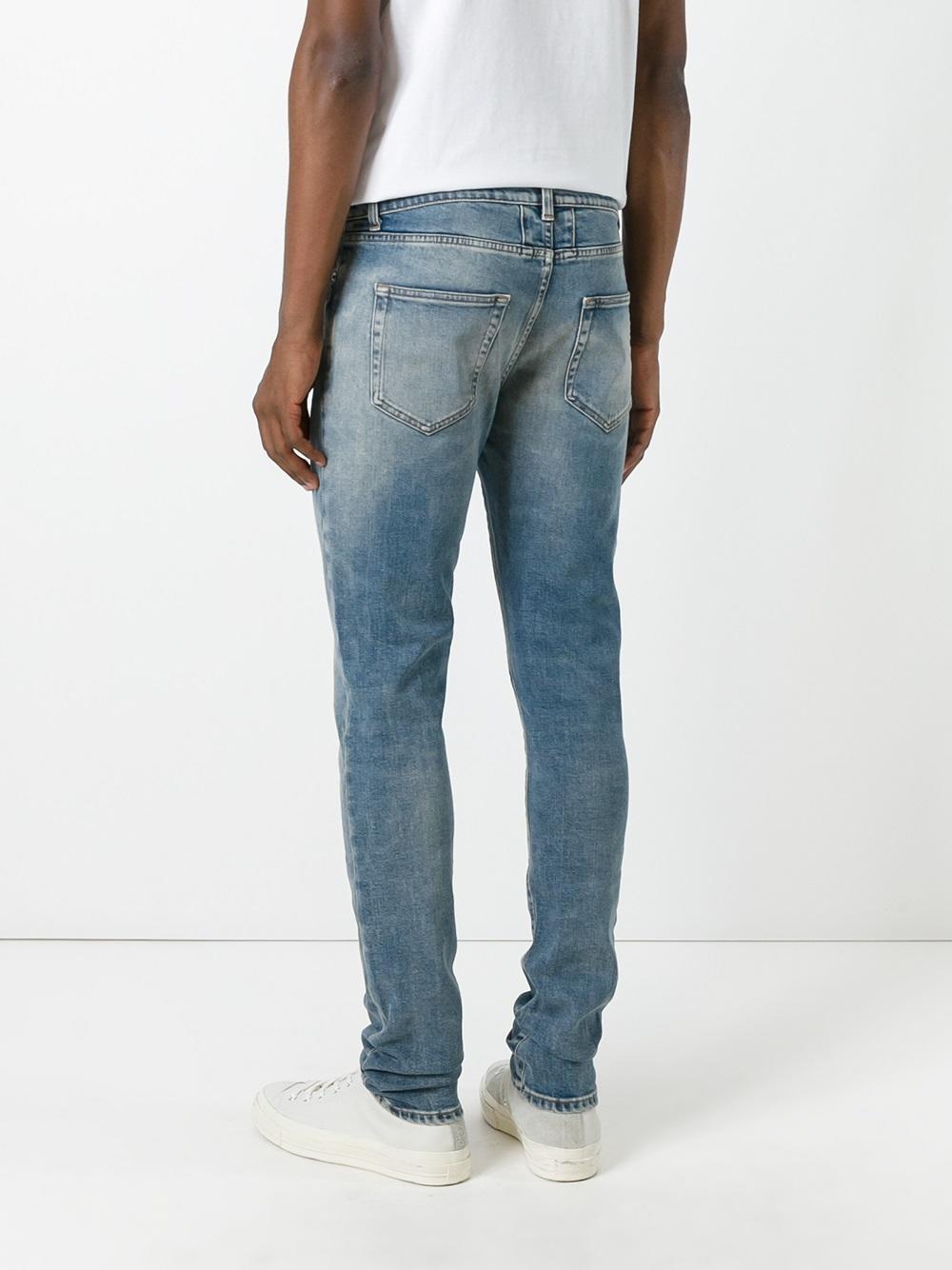Lyst - Saint Laurent D02 Skinny Jeans in Blue for Men