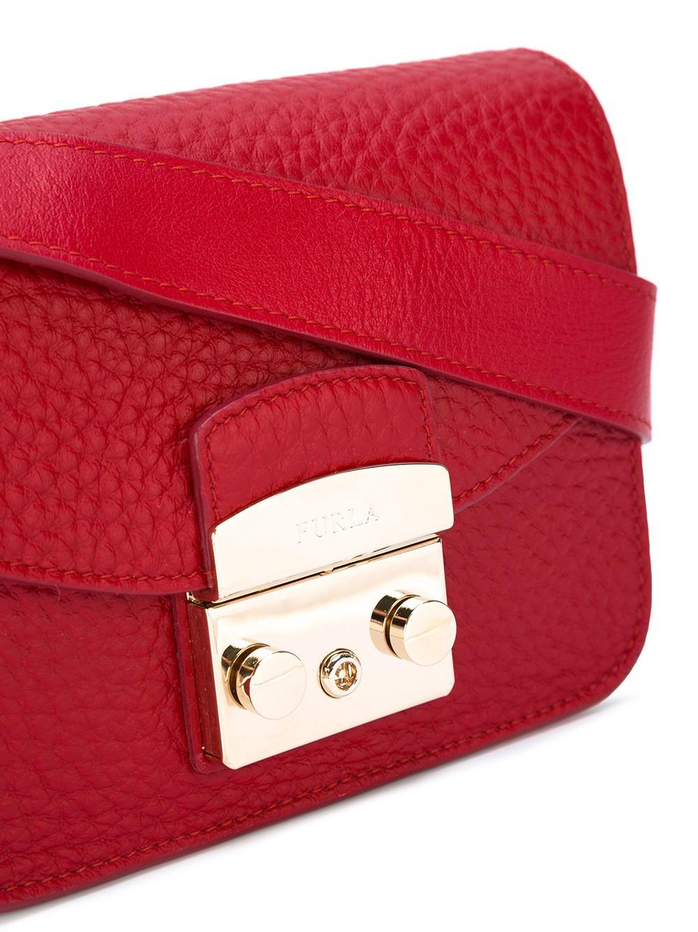 Lyst - Furla Thick Strap Crossbody Bag in Red