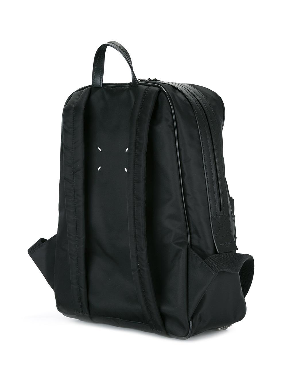 Maison margiela Zip Backpack in Black for Men | Lyst