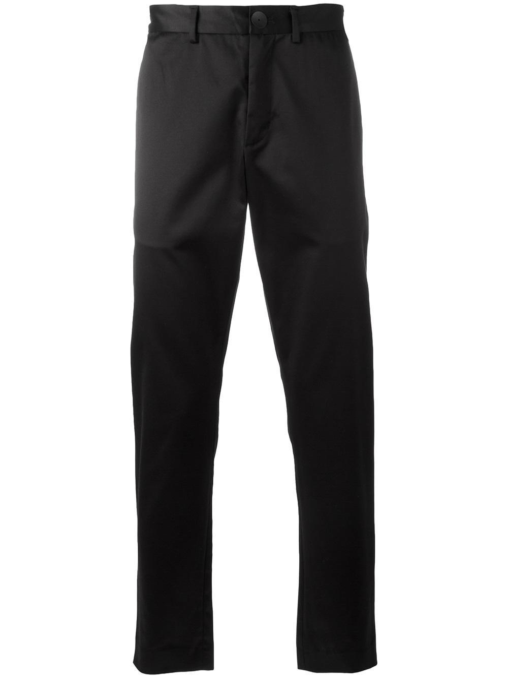 Lyst - Iceberg Side Stripe Trousers in Black for Men